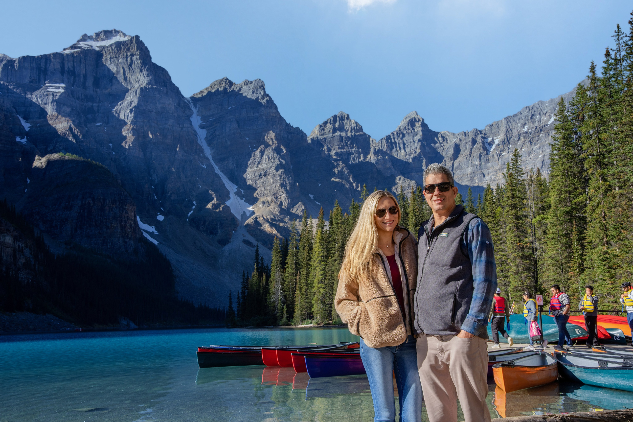 Delwin & Chelsea Engagement — Moraine Lake Photoshoot
