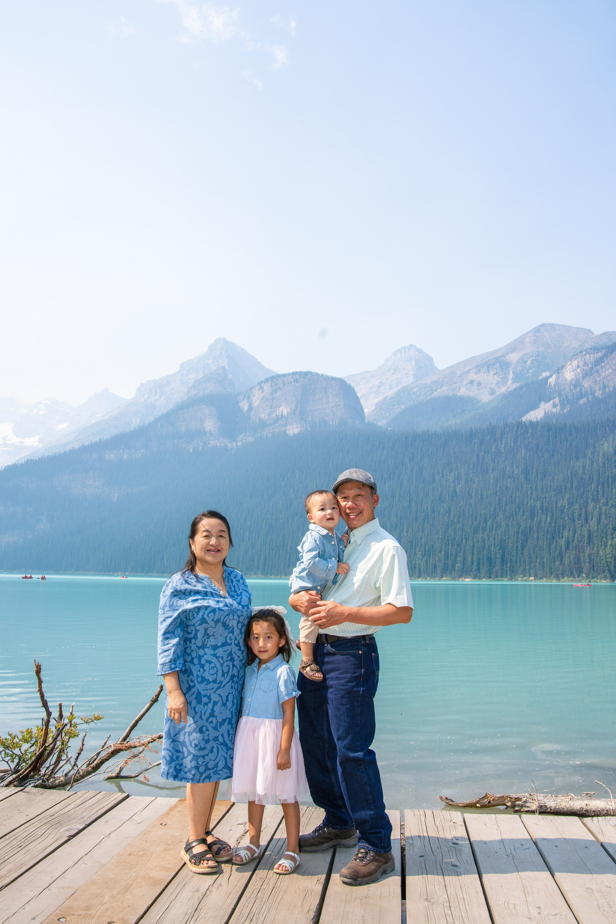Bouakou’s Family Lake Louise, AB, Canada