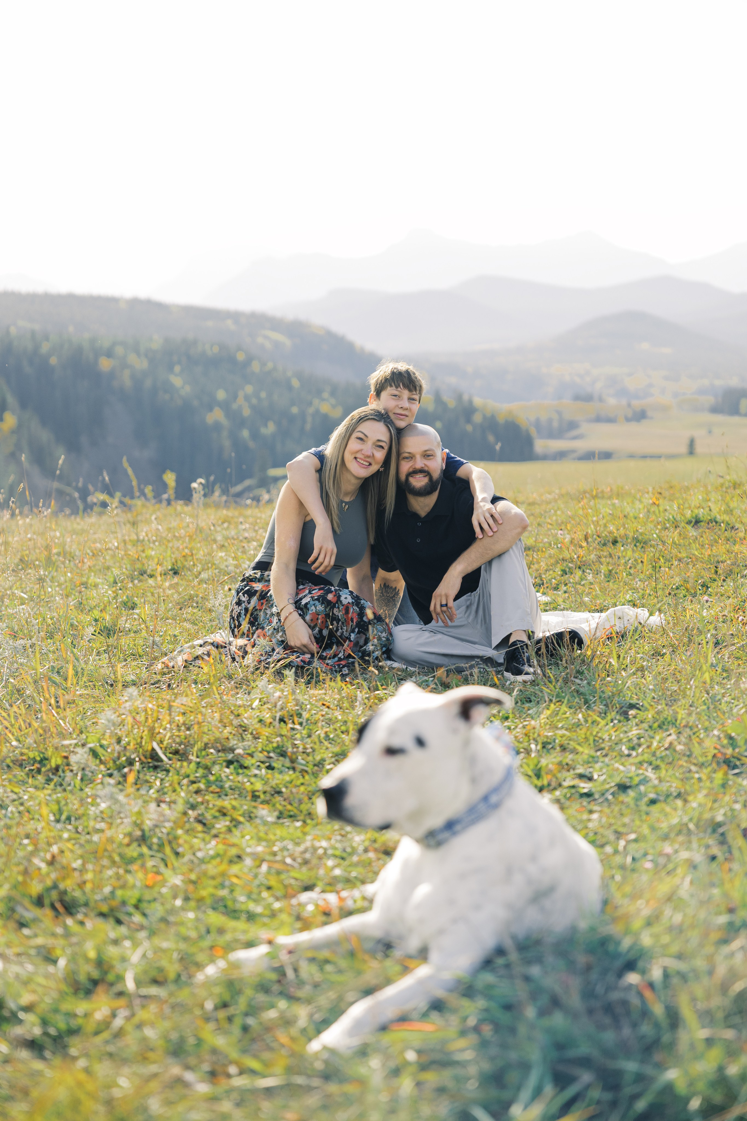 Aleksandra’s family. Home