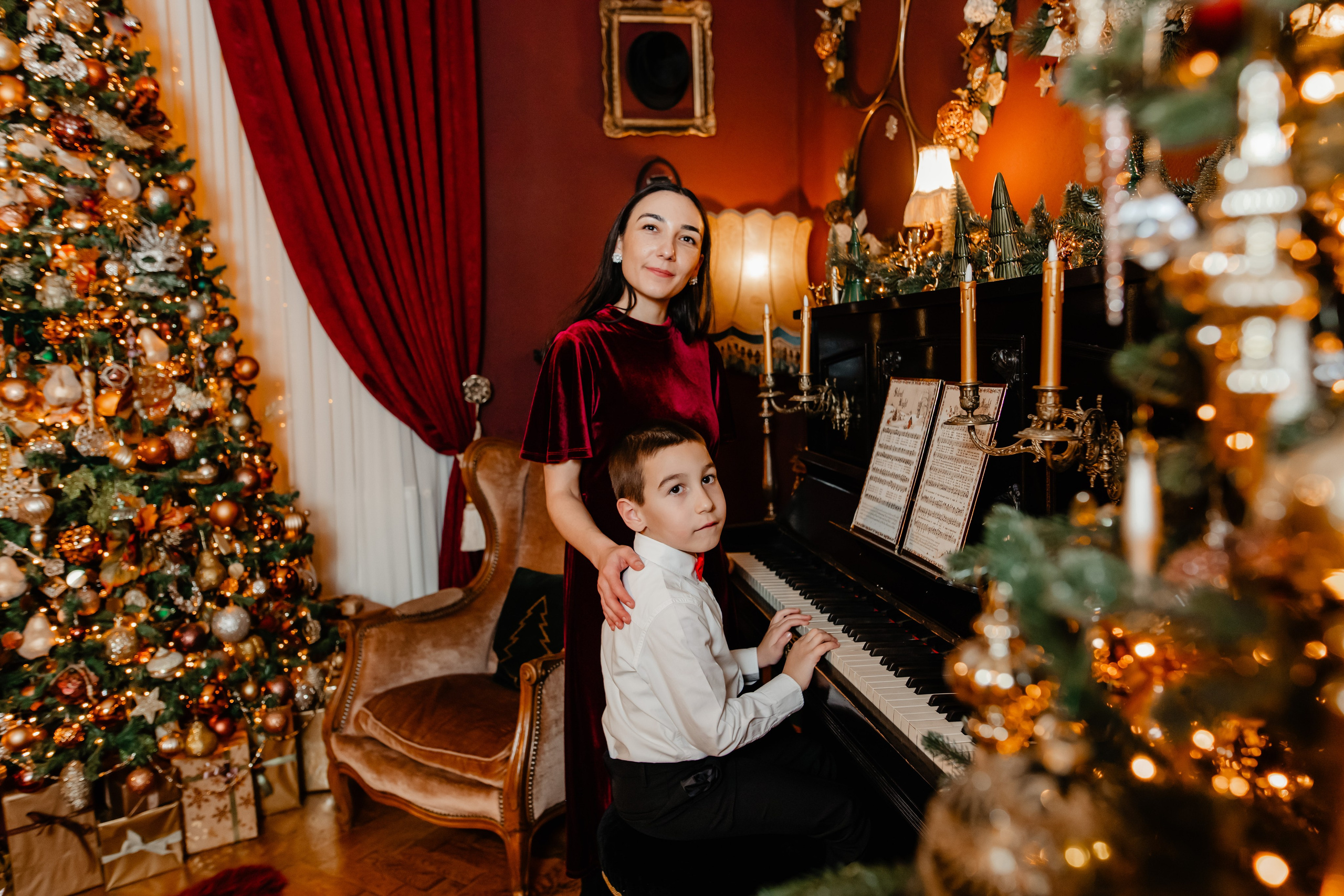 Sedinta Craciun Georgiana Baltaretu si fam. Ana Maria Dragan Fotograf Evenimente