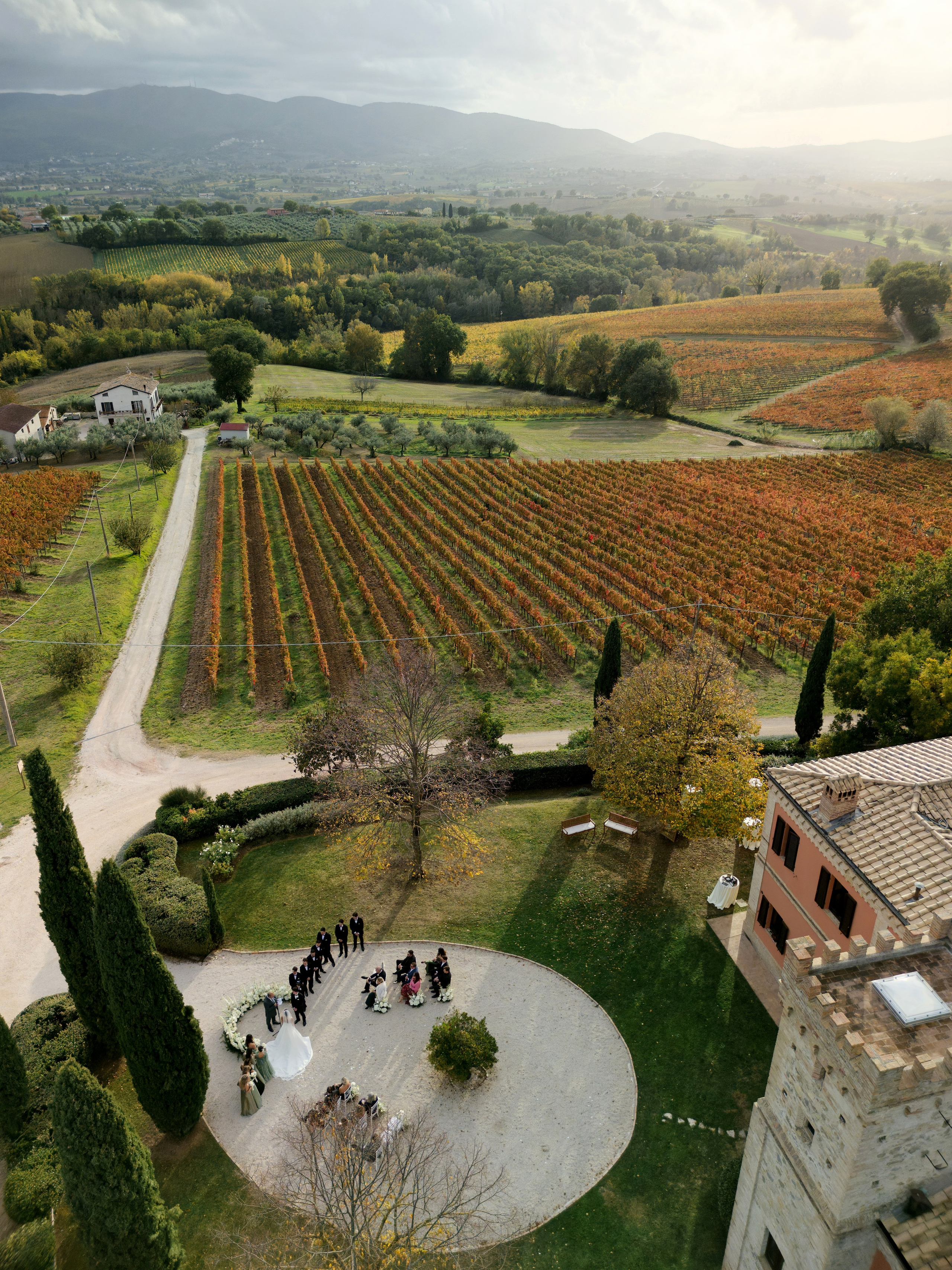 Wedding at Fonte Sala, Umbria