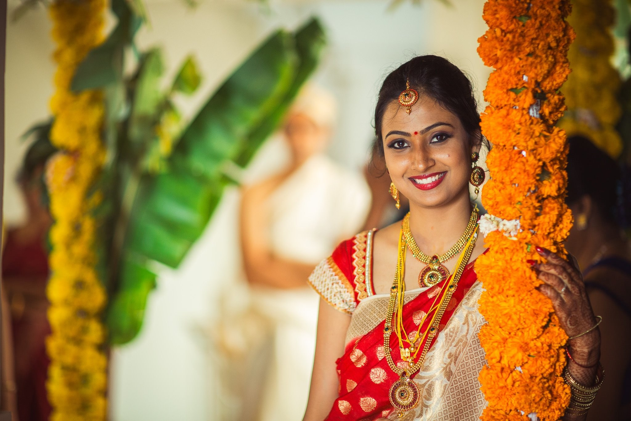 Traditional Kannada Brahmin Temple wedding, JP nagar, Bangalore