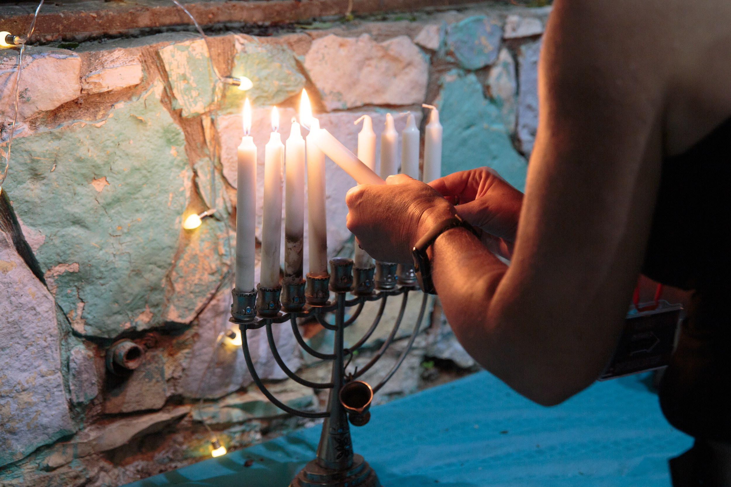 Городская Ханука Хайфа 2023. Портретный и репортажный фотограф в Израиле Рома Бирман