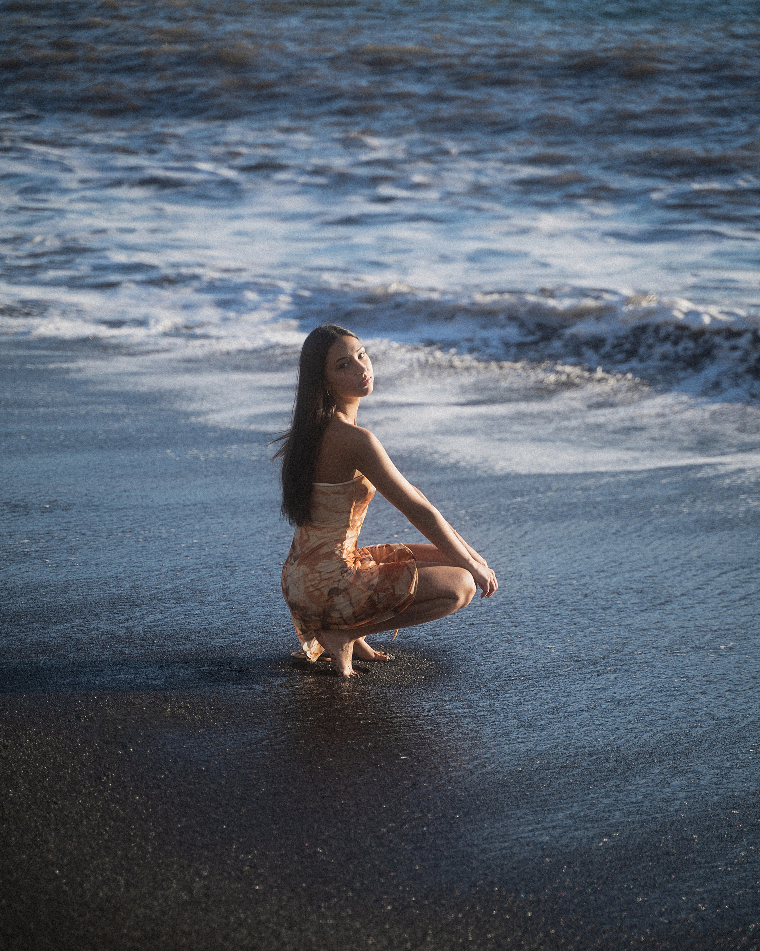 Sunset Portraits with Gabriella | Formosa Beach, Madeira Photography. Your photographer in Madeira
