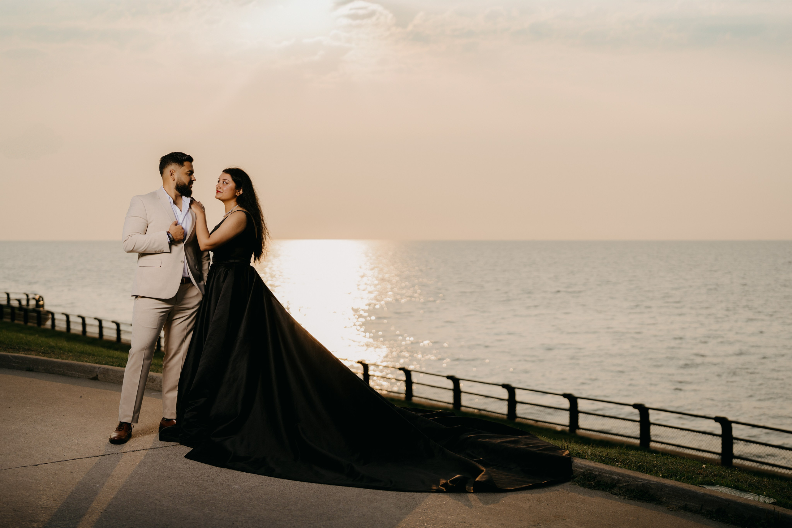 Couple Photoshoot at R.C. Harris Water Treatment Plant Toronto | Antevasi Studios