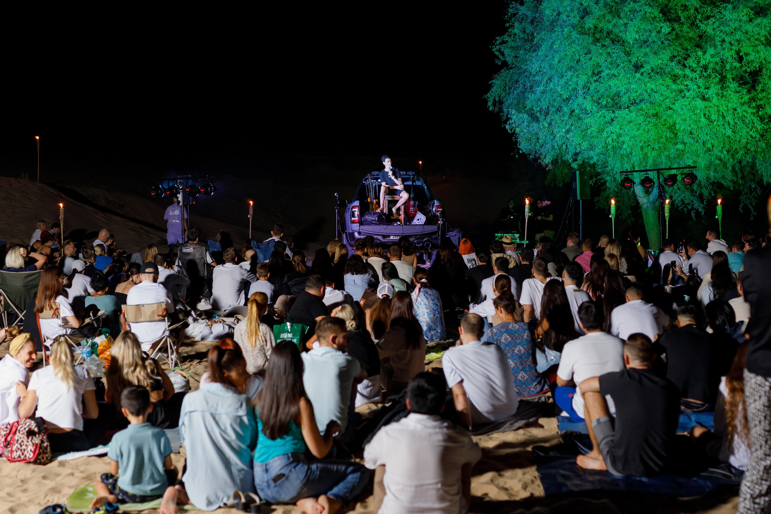 Oleg Torbosov — Meeting with subscribers in the desert. Photographer Anna Curly | Weddings and Events in Dubai