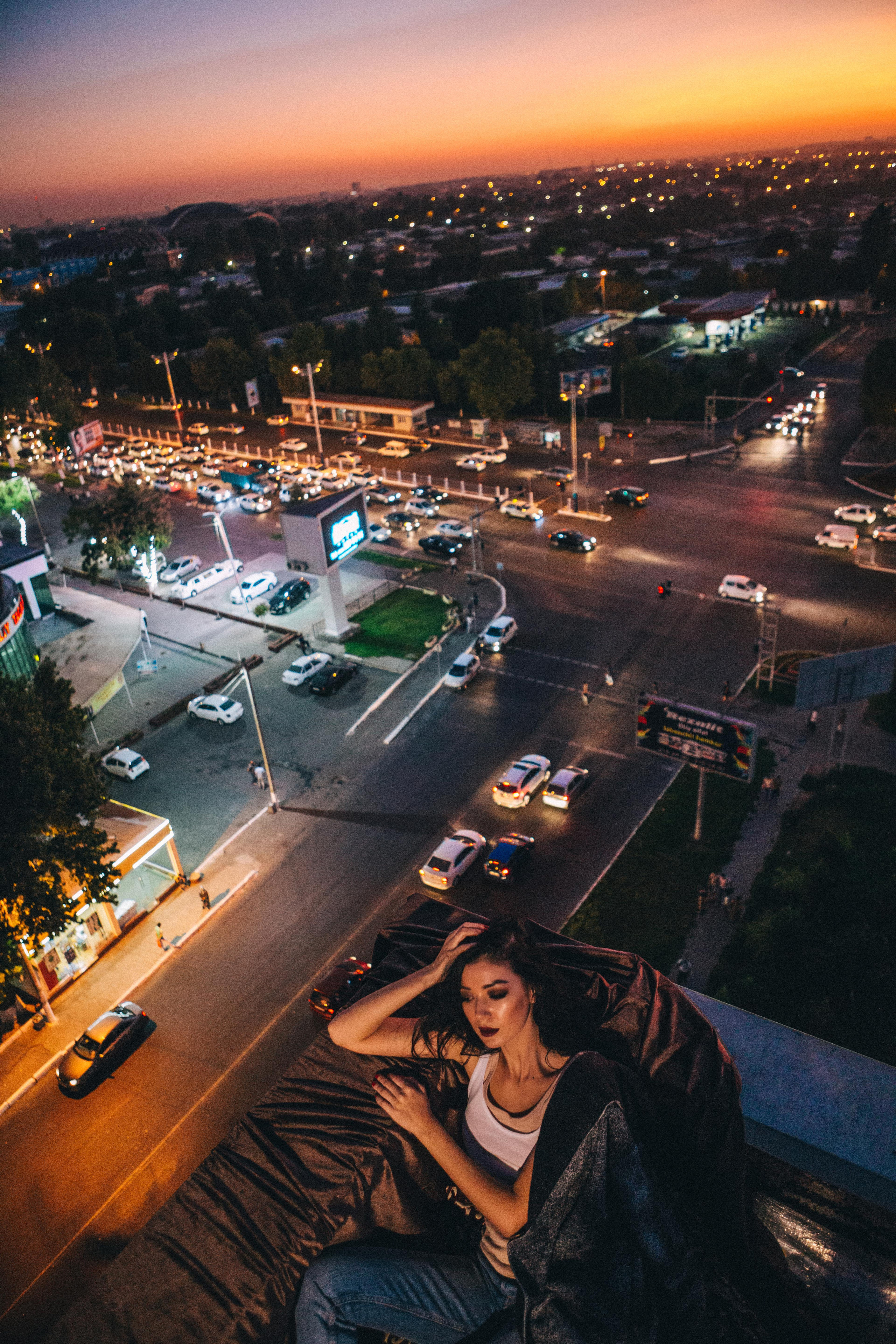 На крыше. Фотограф Вероника Яцына в Ташкенте