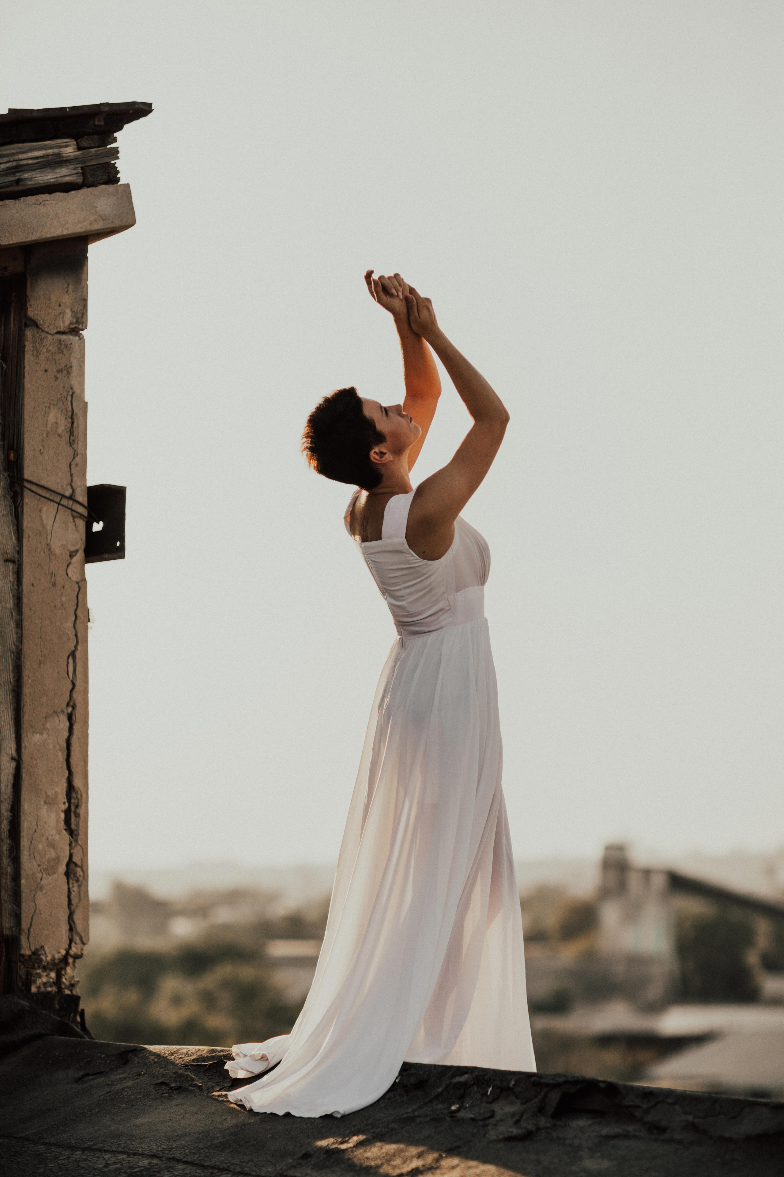 На крыше. Фотограф Вероника Яцына в Ташкенте