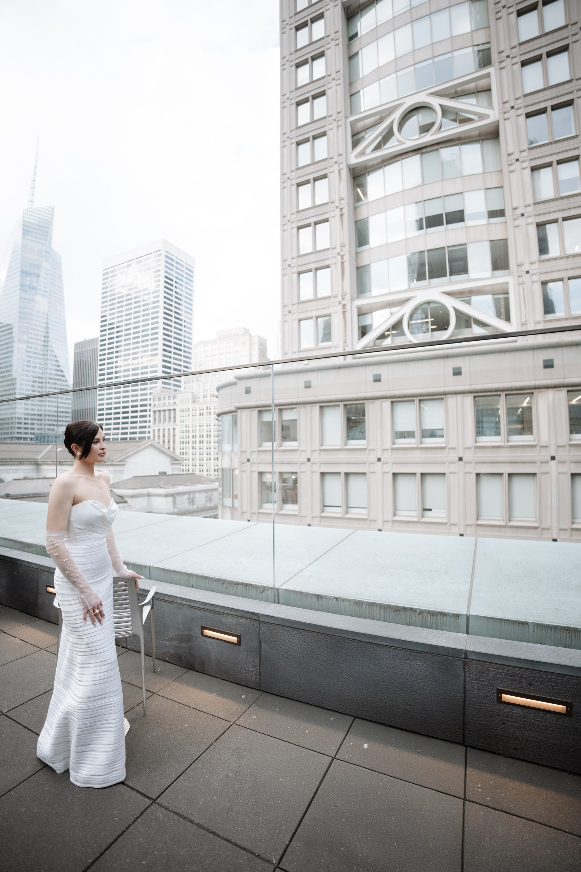 Lily as a bride. Portrait and wedding photographer in New York