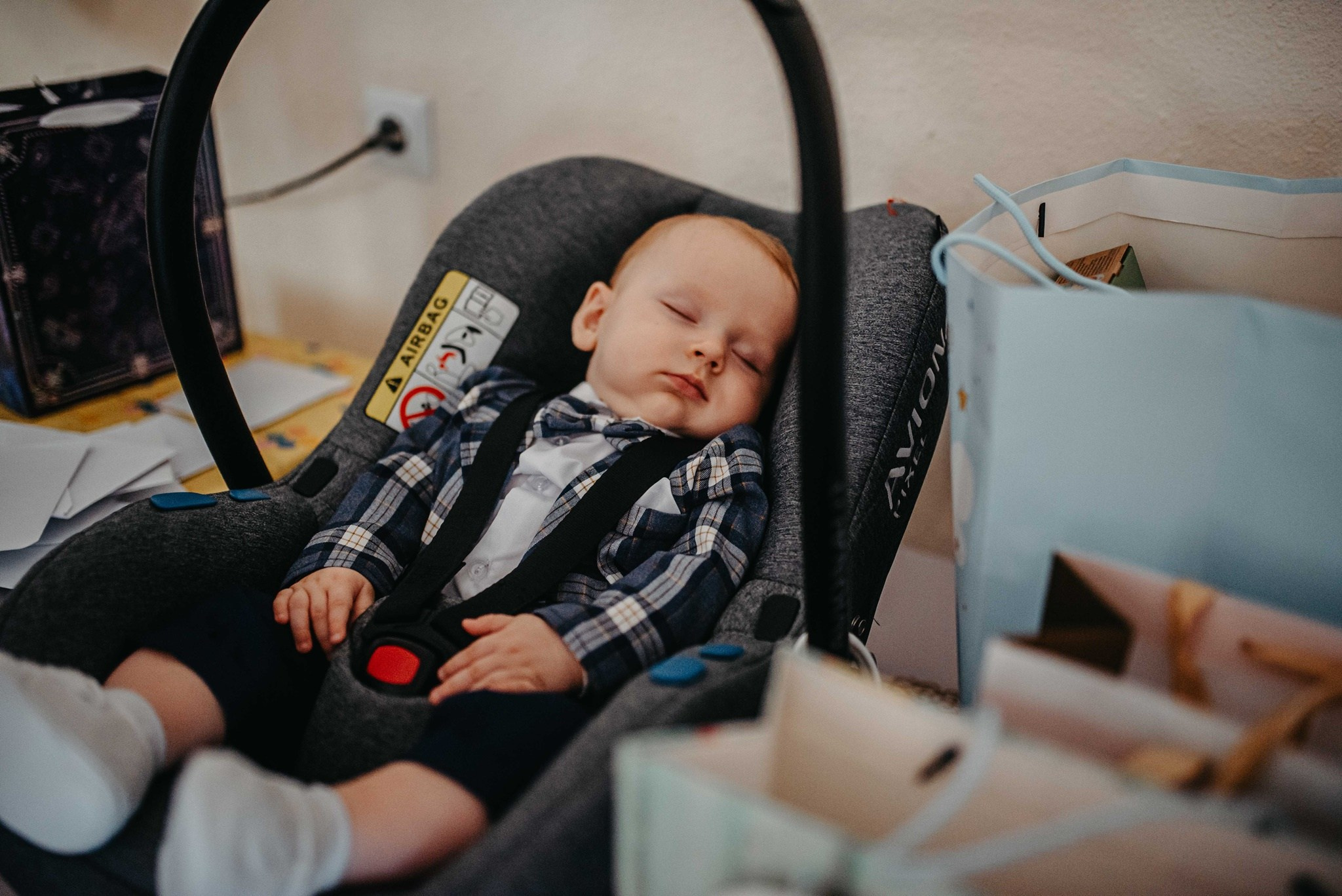 Chrzest Święty Franciszka. Dominika Strachacka Fotografia | Fotograf ślubny i rodzinny Opole Lubelskie Lublin