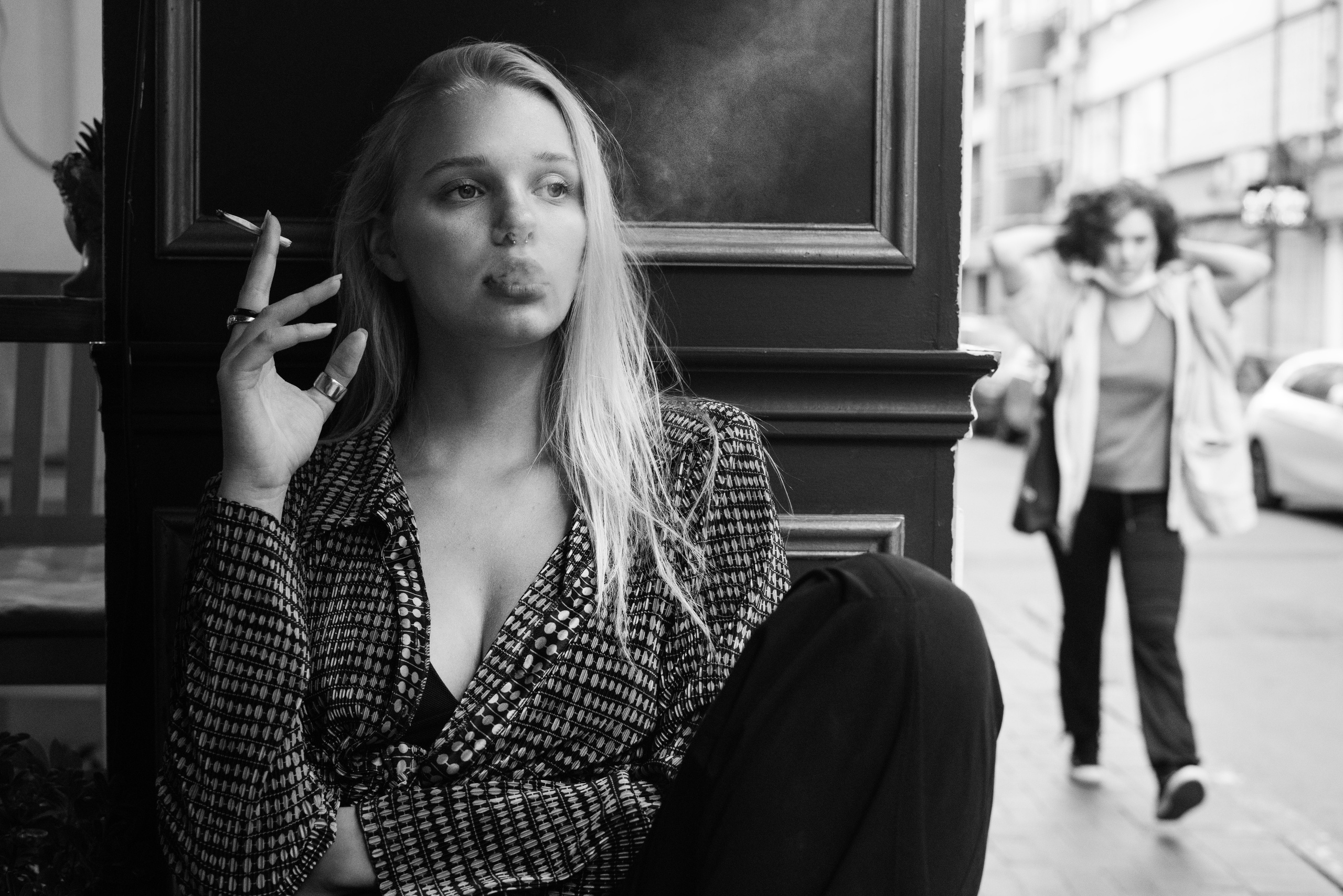 Street portrait. Behnam Khorramshahi, a portrait and fashion photographer in Cologne, Germany