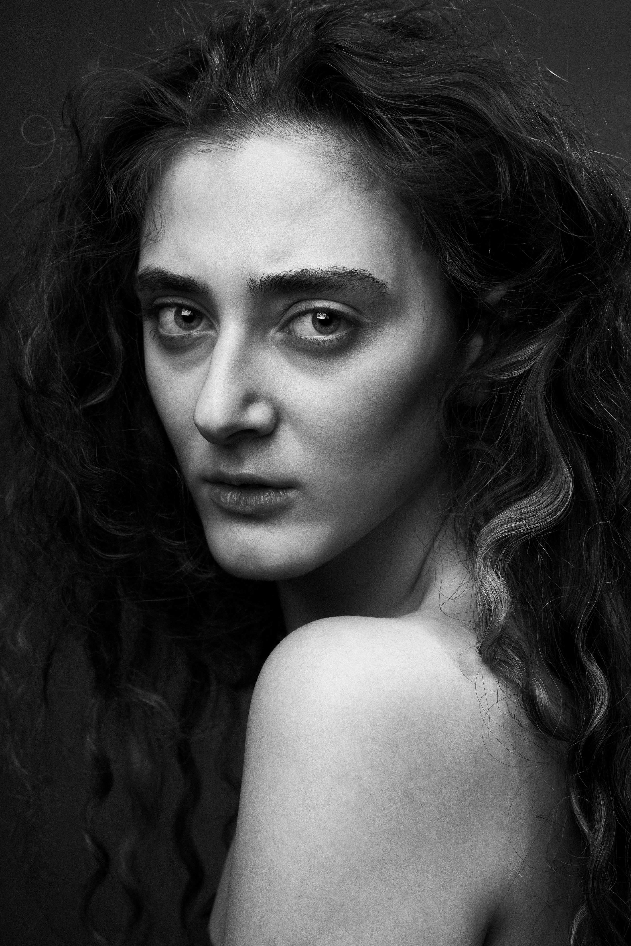 Studio portrait. Behnam Khorramshahi, a portrait and fashion photographer in Cologne, Germany