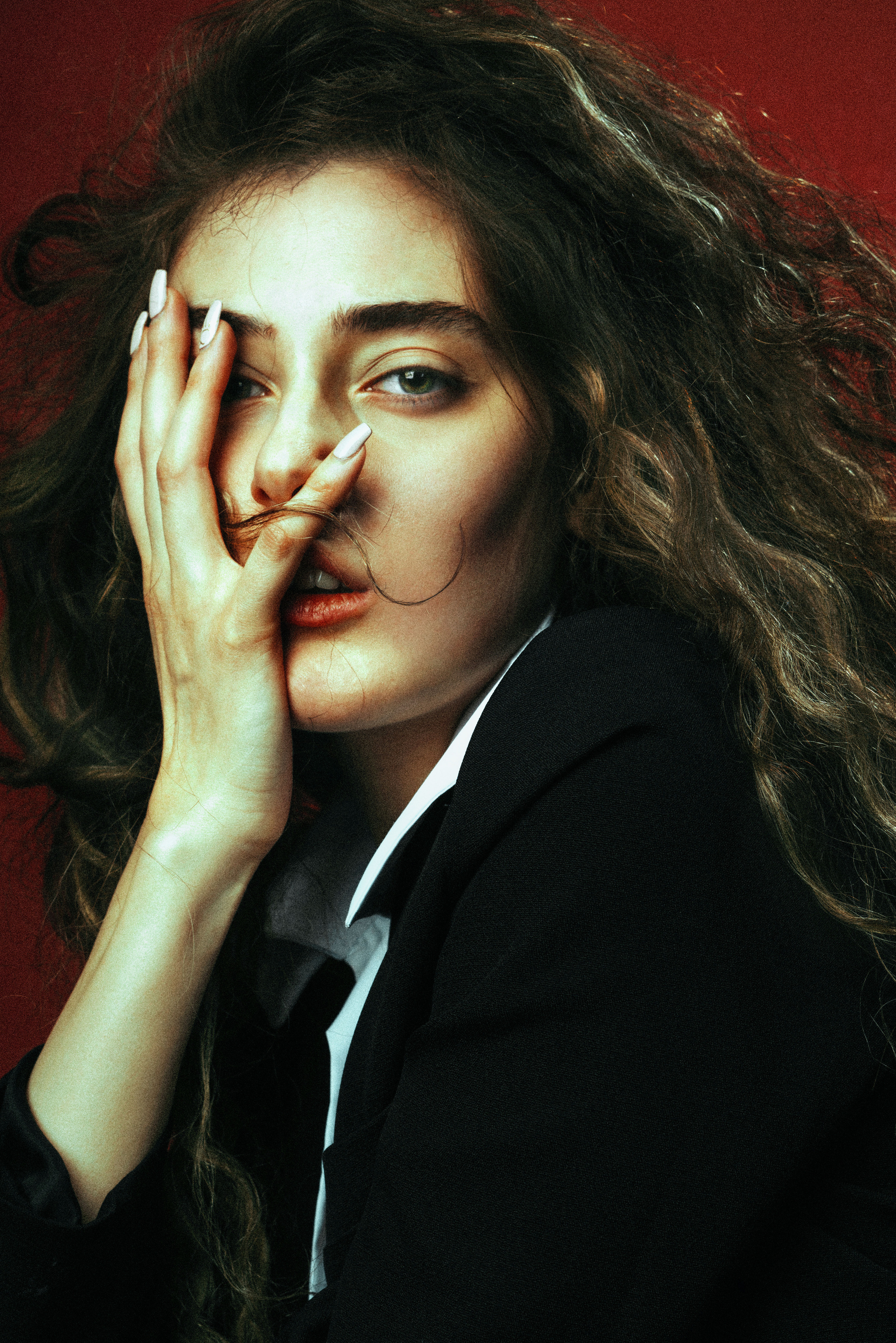 Studio portrait. Behnam Khorramshahi, a portrait and fashion photographer in Cologne, Germany