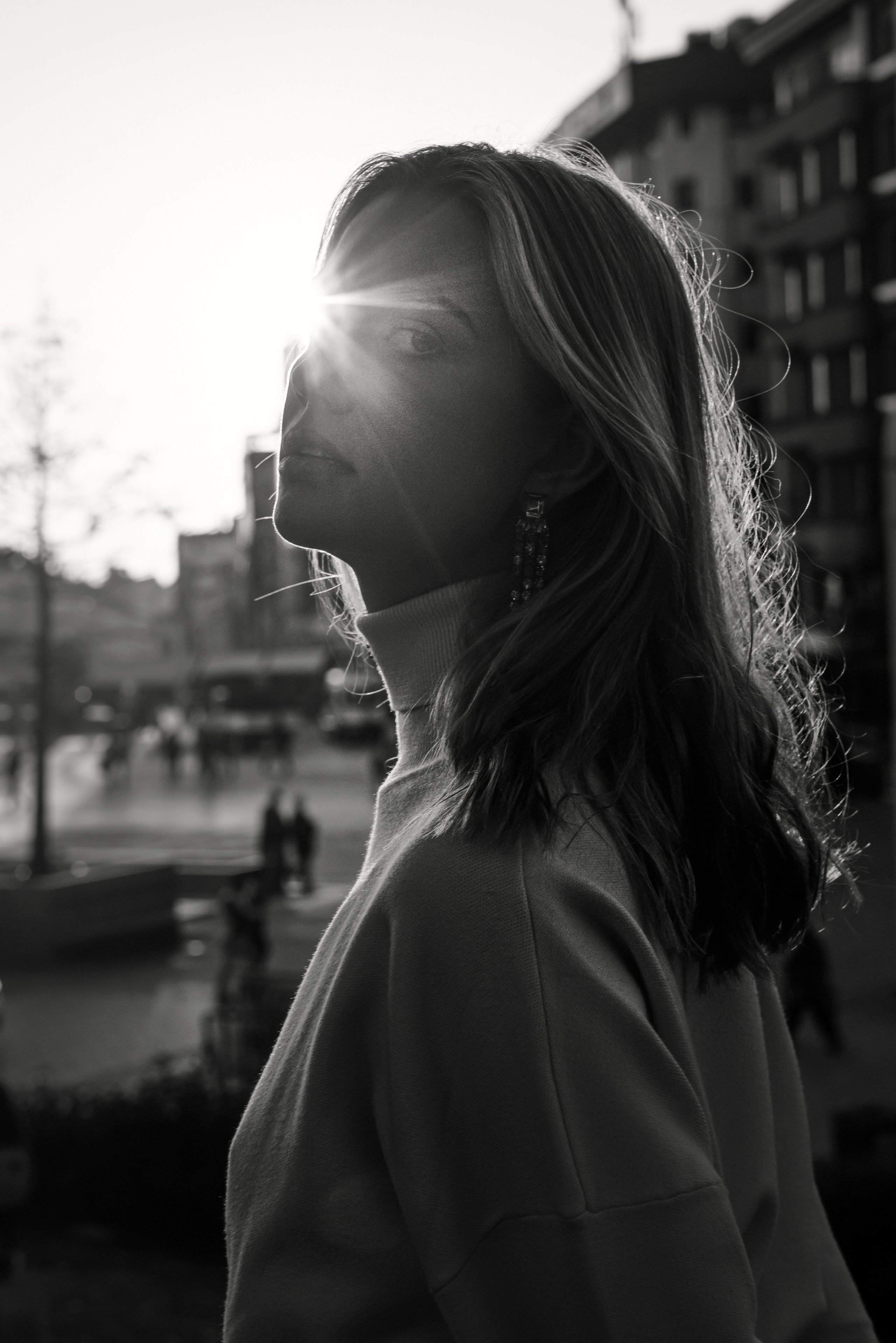 Street portrait. Behnam Khorramshahi, a portrait and fashion photographer in Cologne, Germany