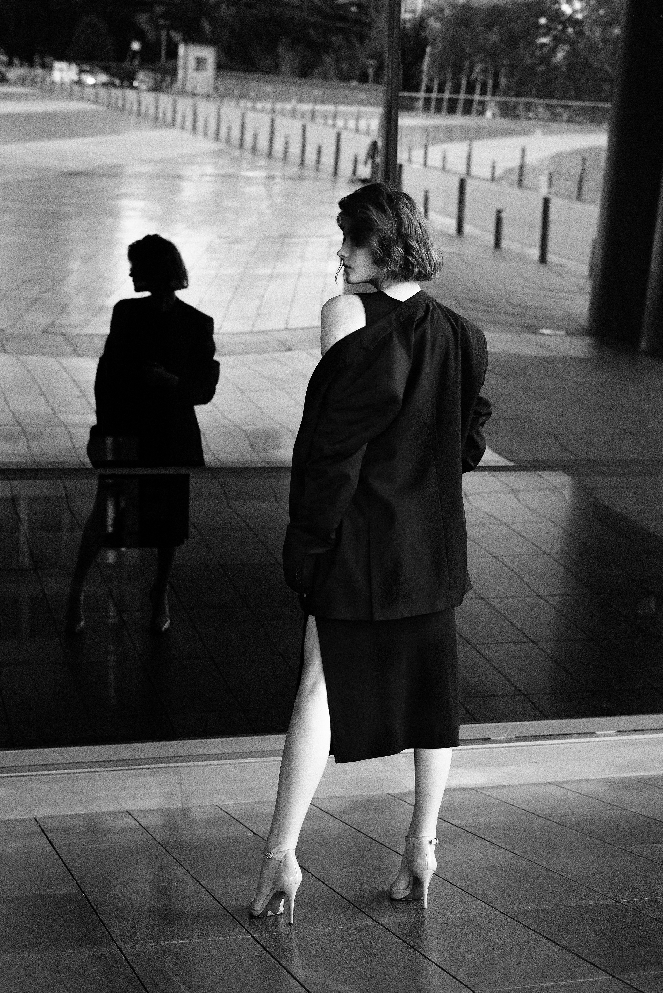 Street portrait. Behnam Khorramshahi, a portrait and fashion photographer in Cologne, Germany