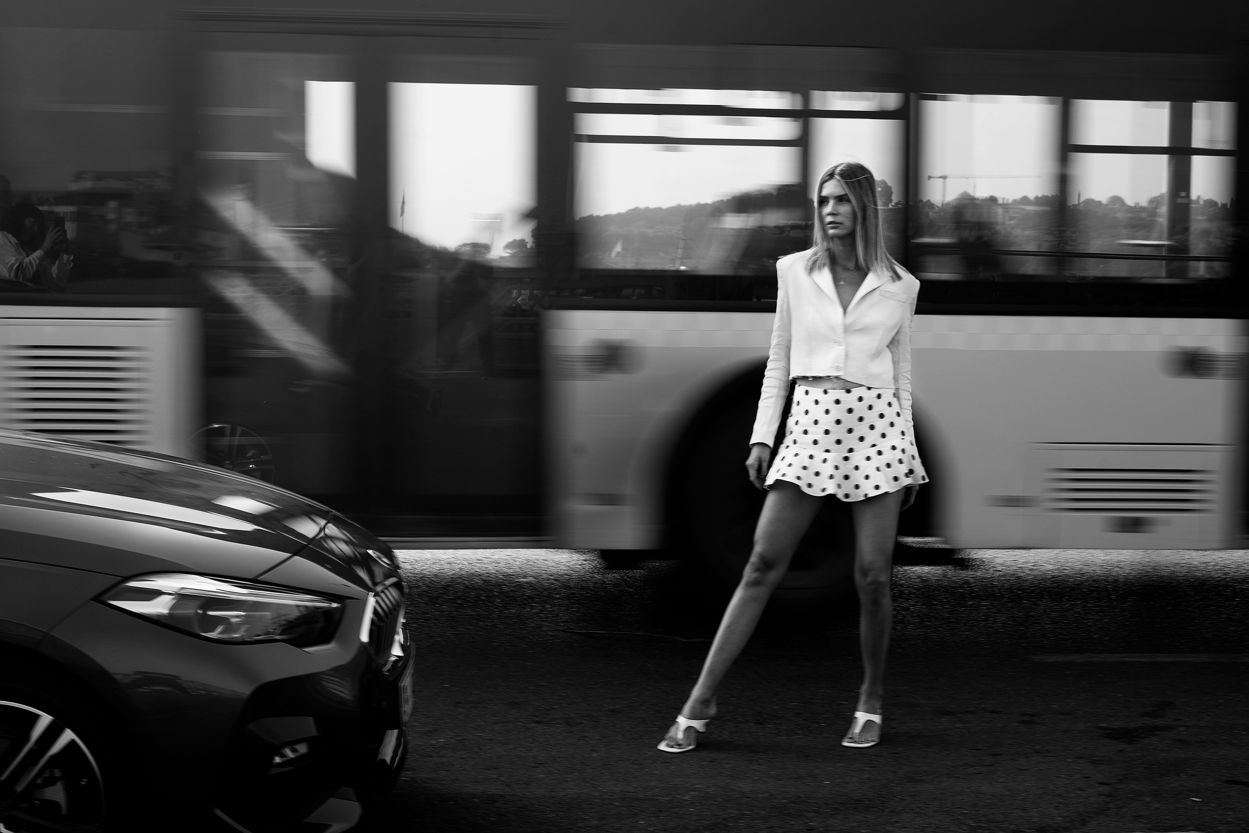 Street portrait. Behnam Khorramshahi, a portrait and fashion photographer in Cologne, Germany