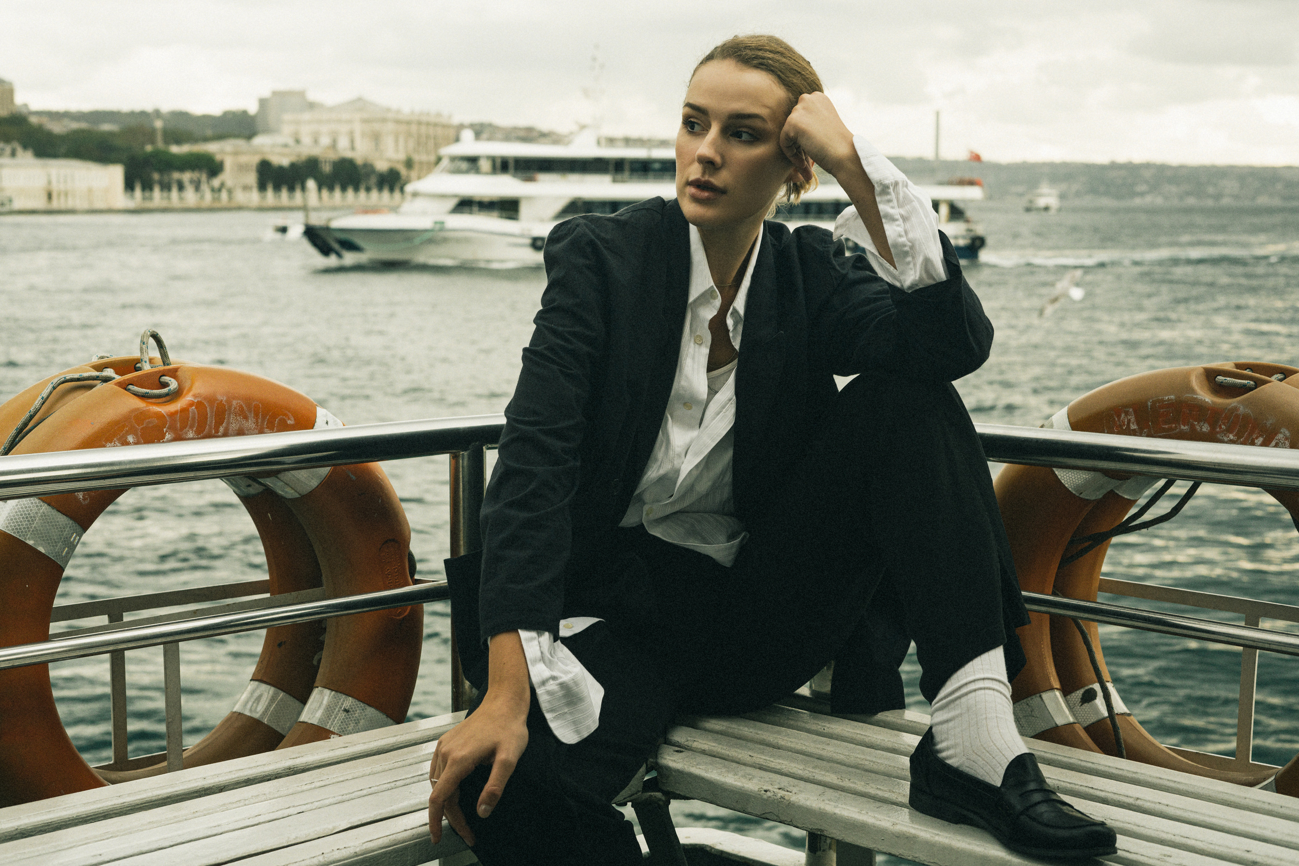 Outdoor portrait. Behnam Khorramshahi, a portrait and fashion photographer in Cologne, Germany