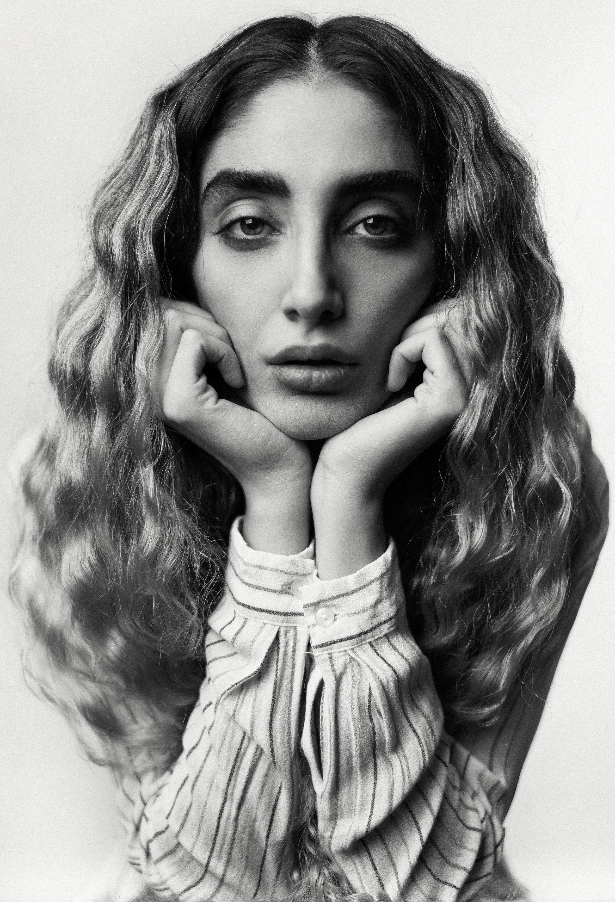 Studio portrait. Behnam Khorramshahi, a portrait and fashion photographer in Cologne, Germany