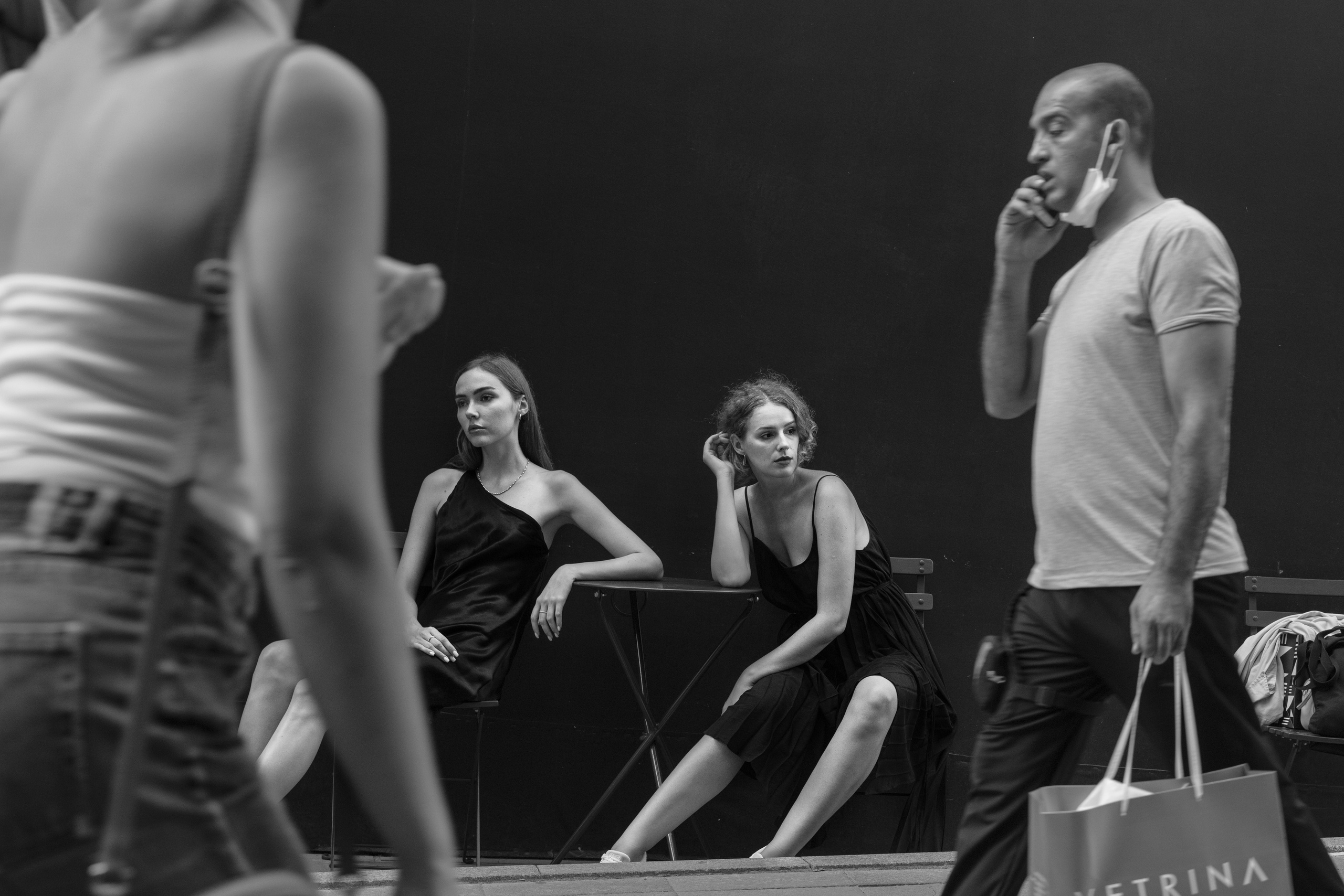 Street portrait. Behnam Khorramshahi, a portrait and fashion photographer in Cologne, Germany