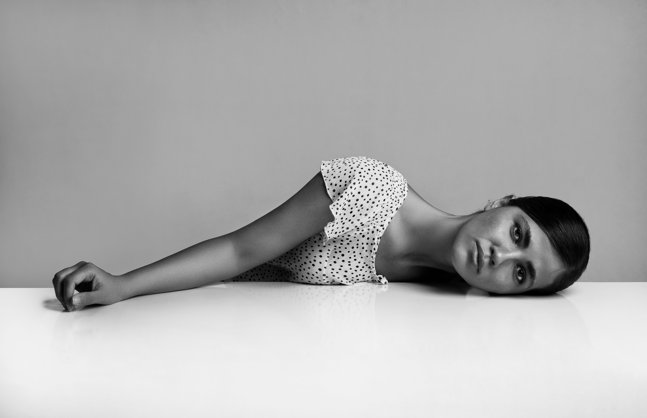 Studio portrait. Behnam Khorramshahi, a portrait and fashion photographer in Cologne, Germany