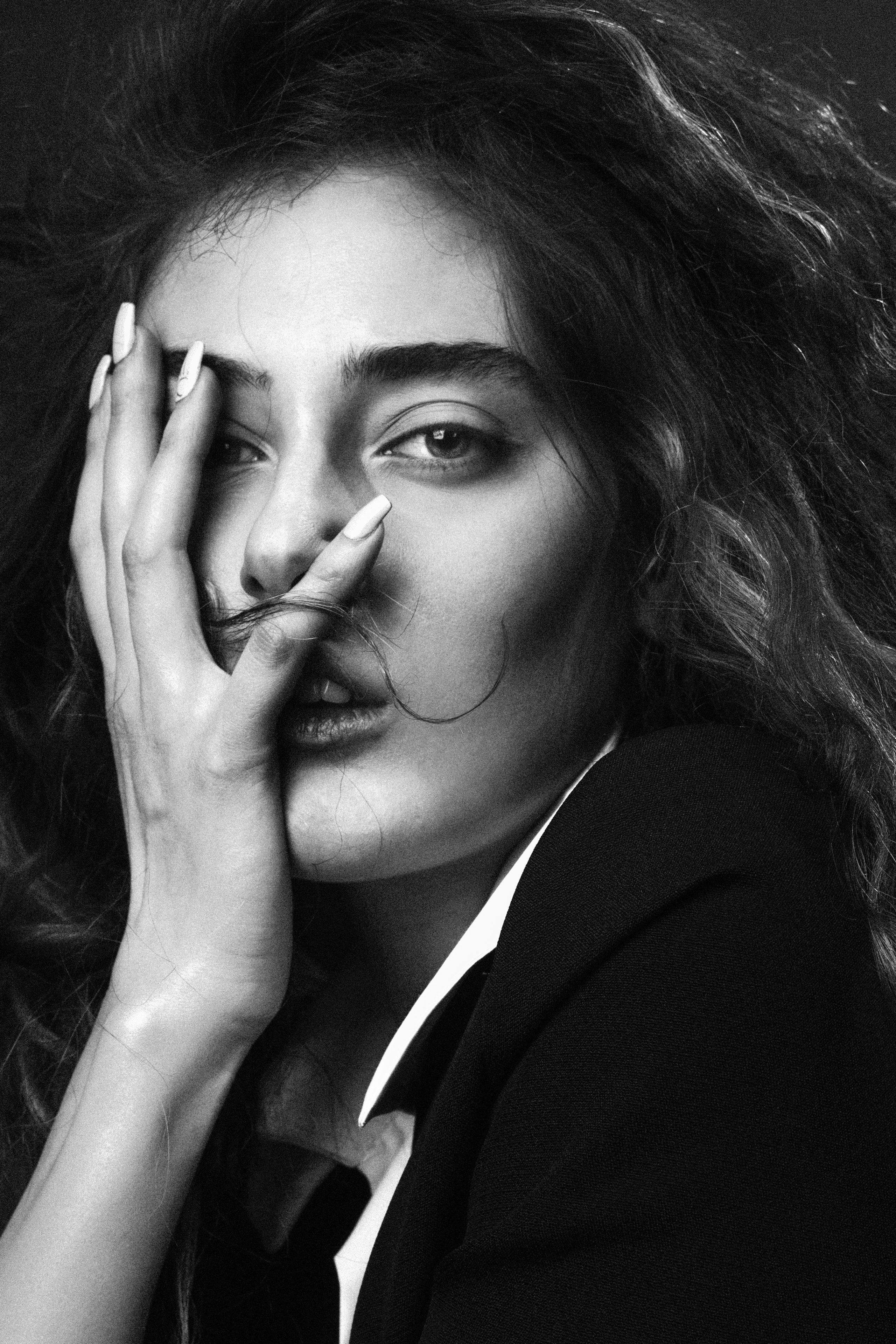 Studio portrait. Behnam Khorramshahi, a portrait and fashion photographer in Cologne, Germany