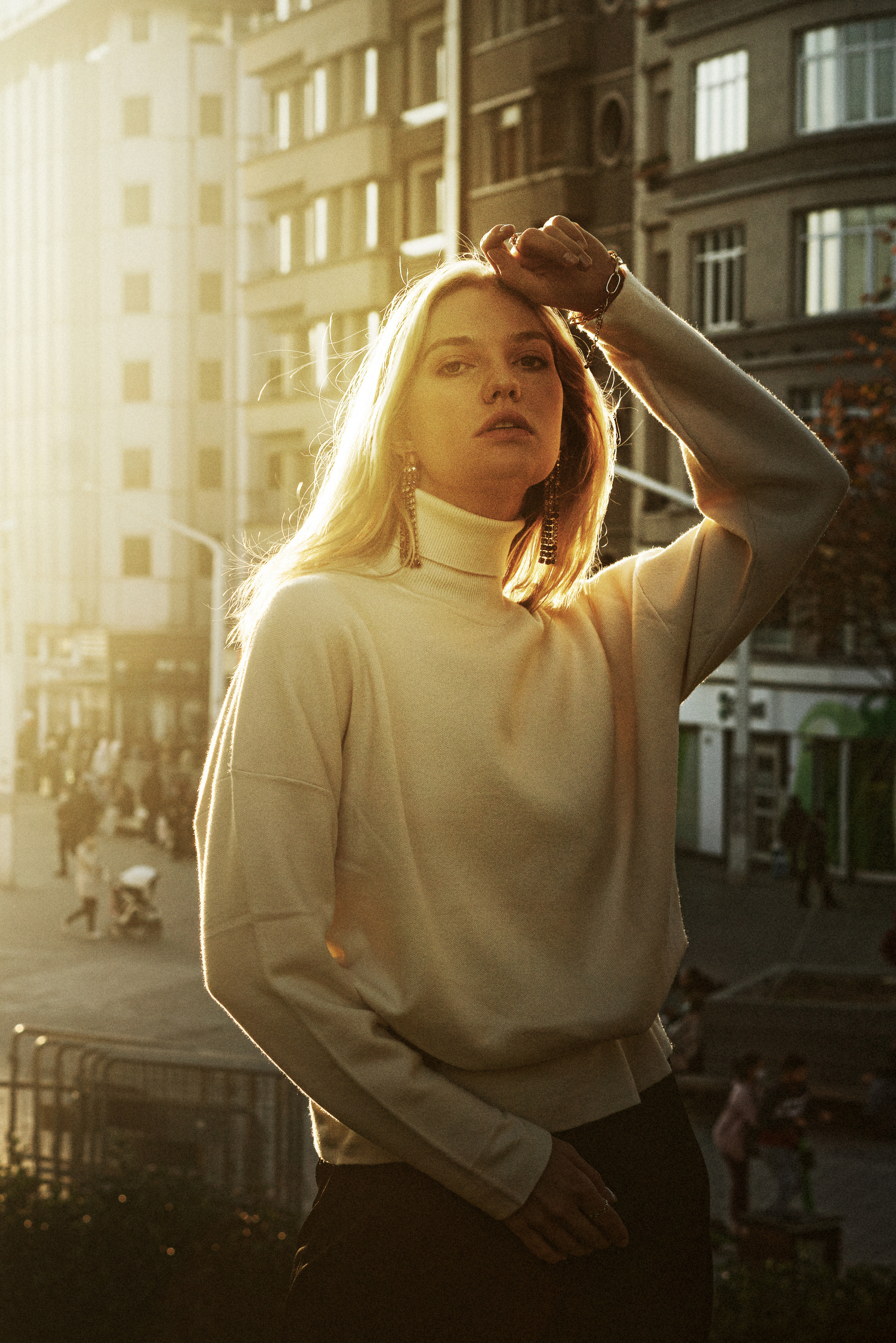 Street portrait. Behnam Khorramshahi, a portrait and fashion photographer in Cologne, Germany