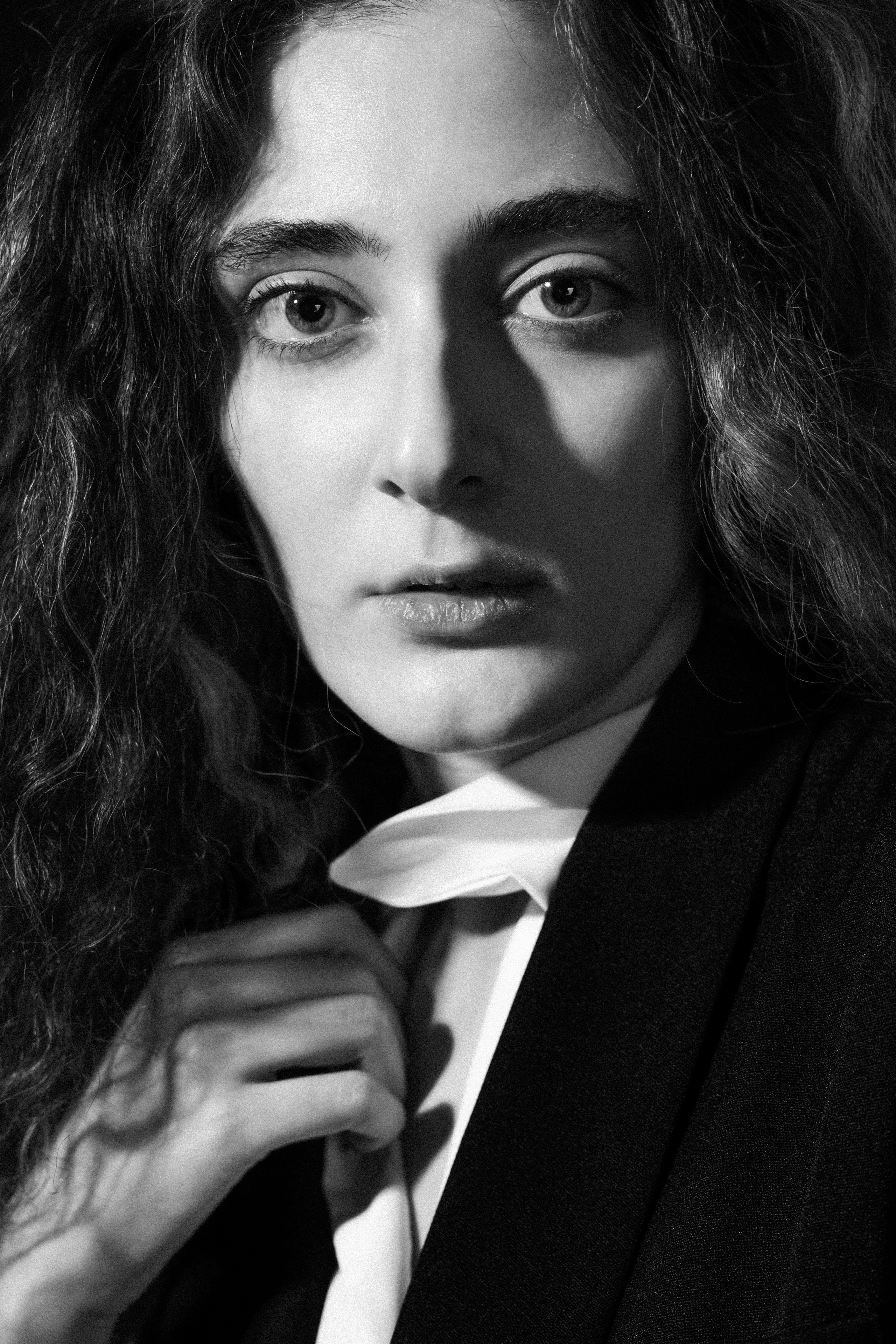 Studio portrait. Behnam Khorramshahi, a portrait and fashion photographer in Cologne, Germany