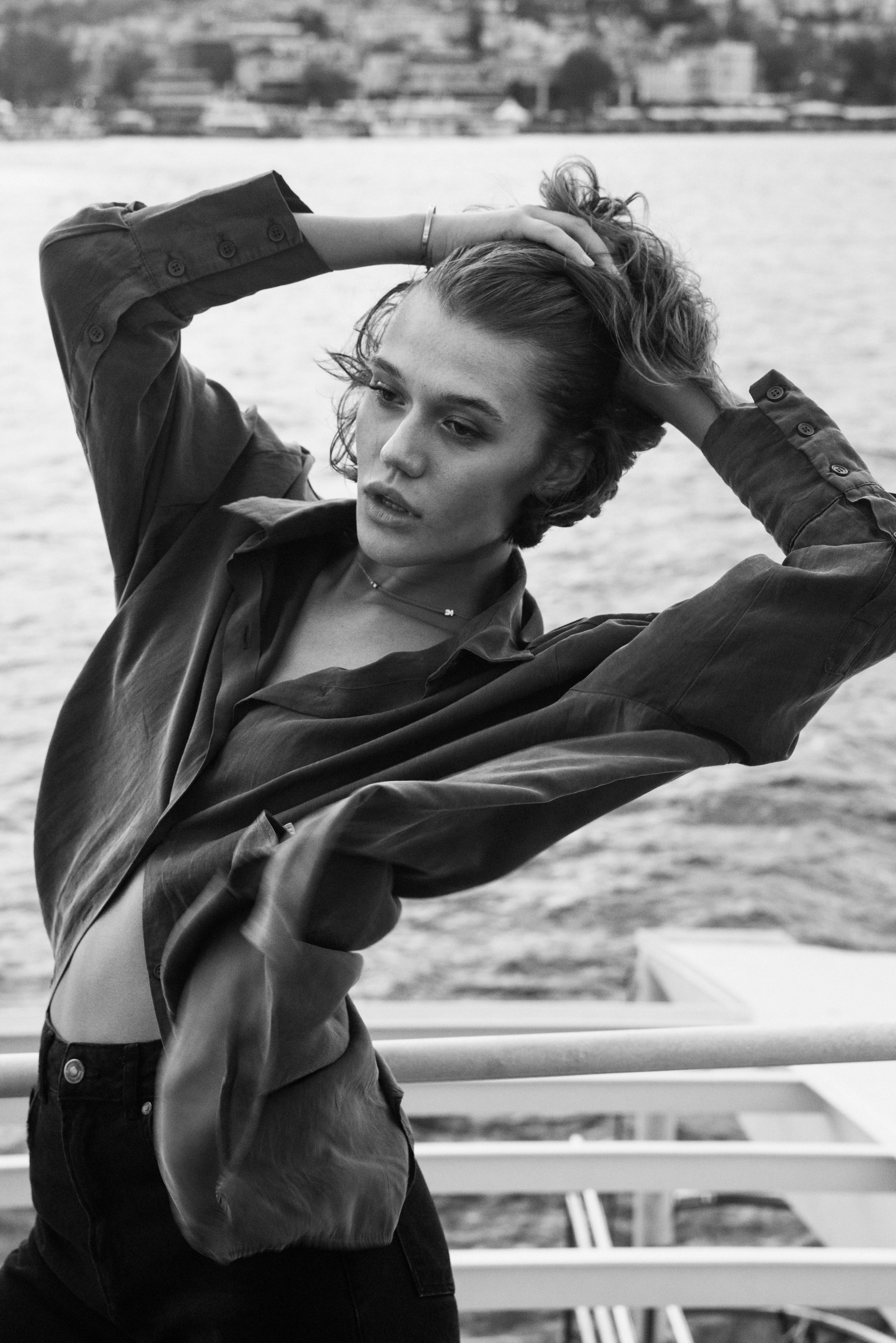 Outdoor portrait. Behnam Khorramshahi, a portrait and fashion photographer in Cologne, Germany