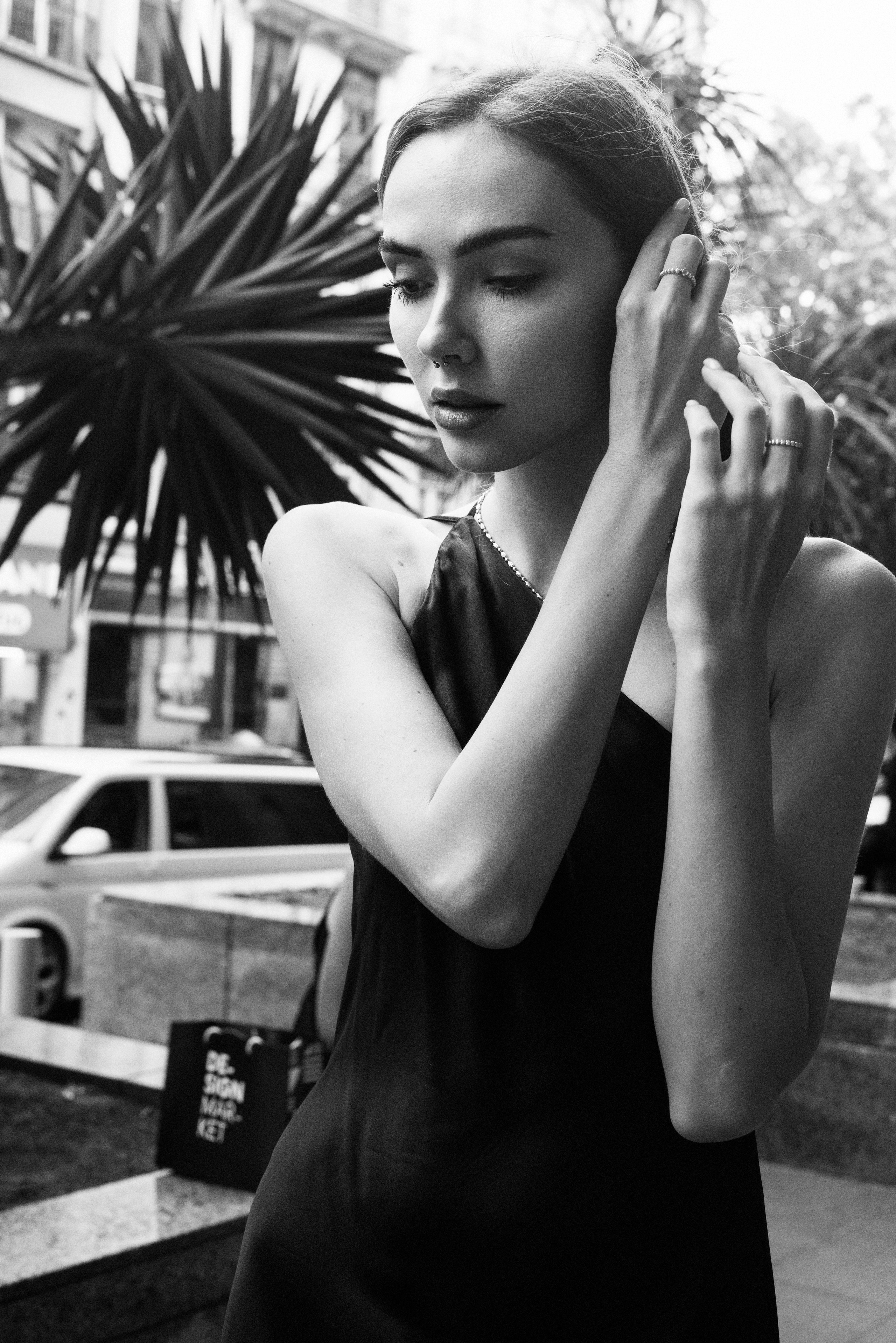 Street portrait. Behnam Khorramshahi, a portrait and fashion photographer in Cologne, Germany