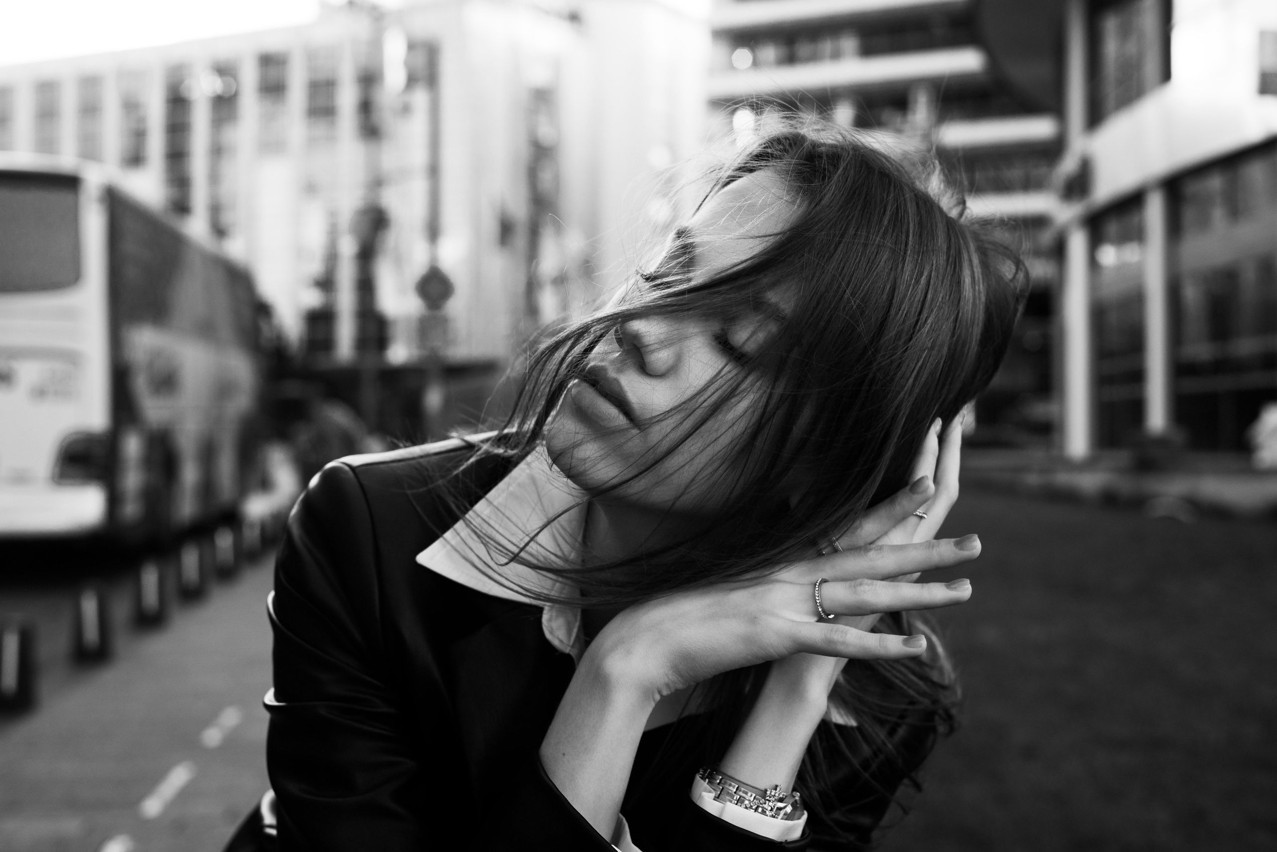 Street portrait. Behnam Khorramshahi, a portrait and fashion photographer in Cologne, Germany