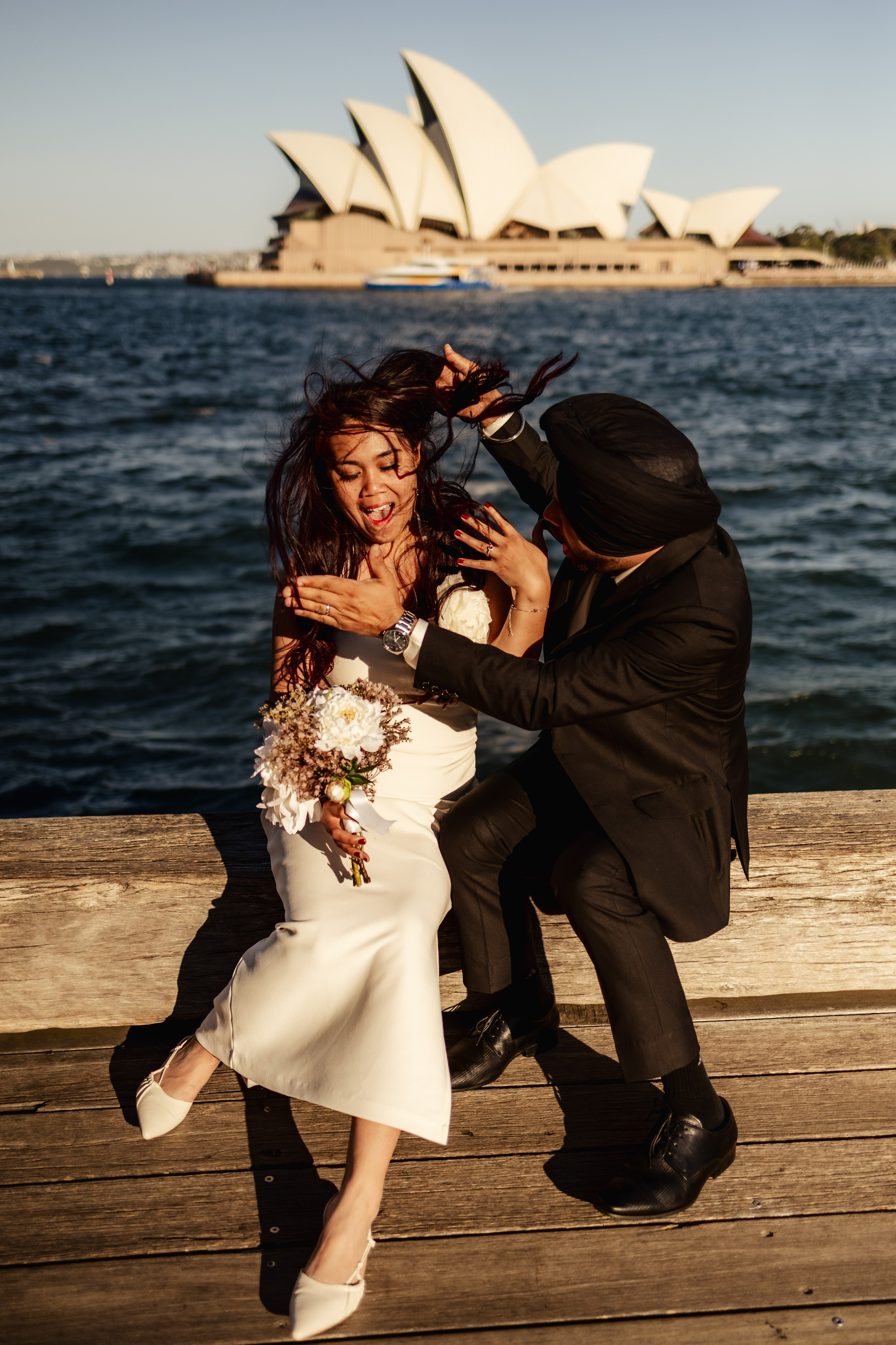 Sunshine and Harminder’s wedding photo session. True Story Photography