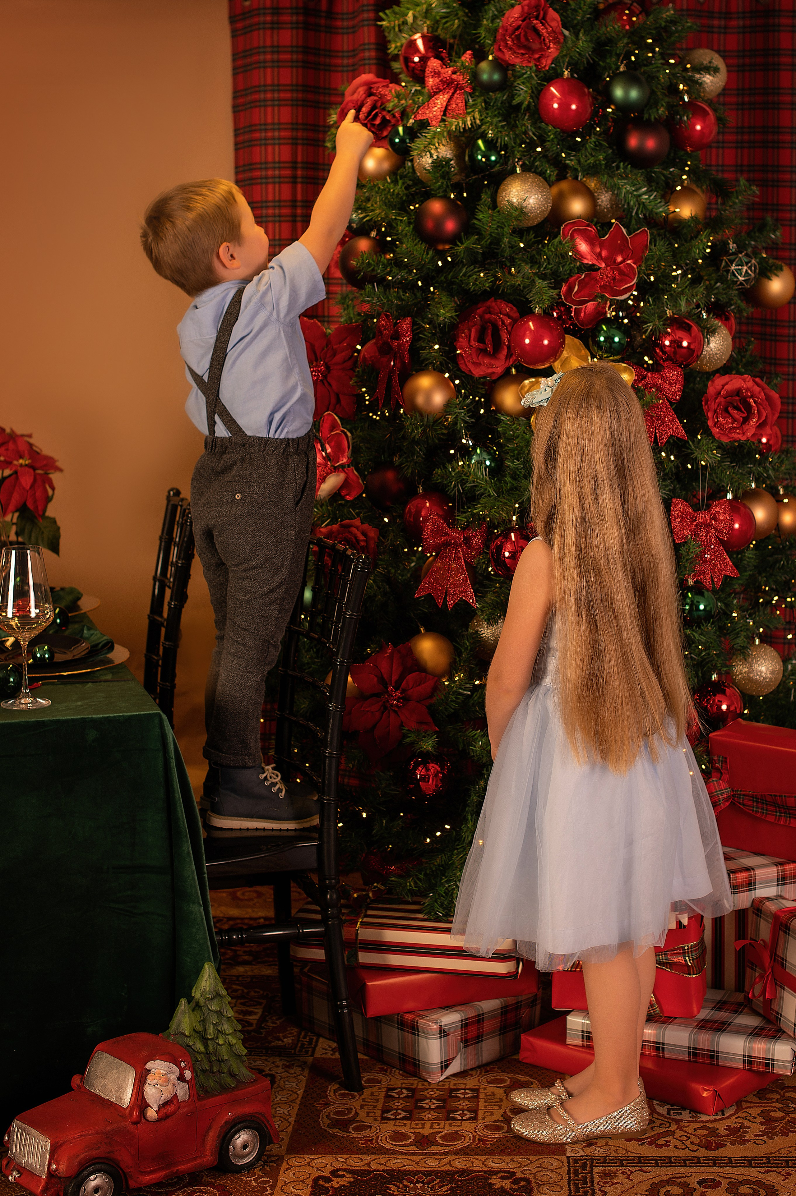 Weihnachtsfotoshooting in Ulm/ Wiblingen. Newbornfotograf Kinderfotograf Ulm Familienfotograf Anastasia Neu-Ulm