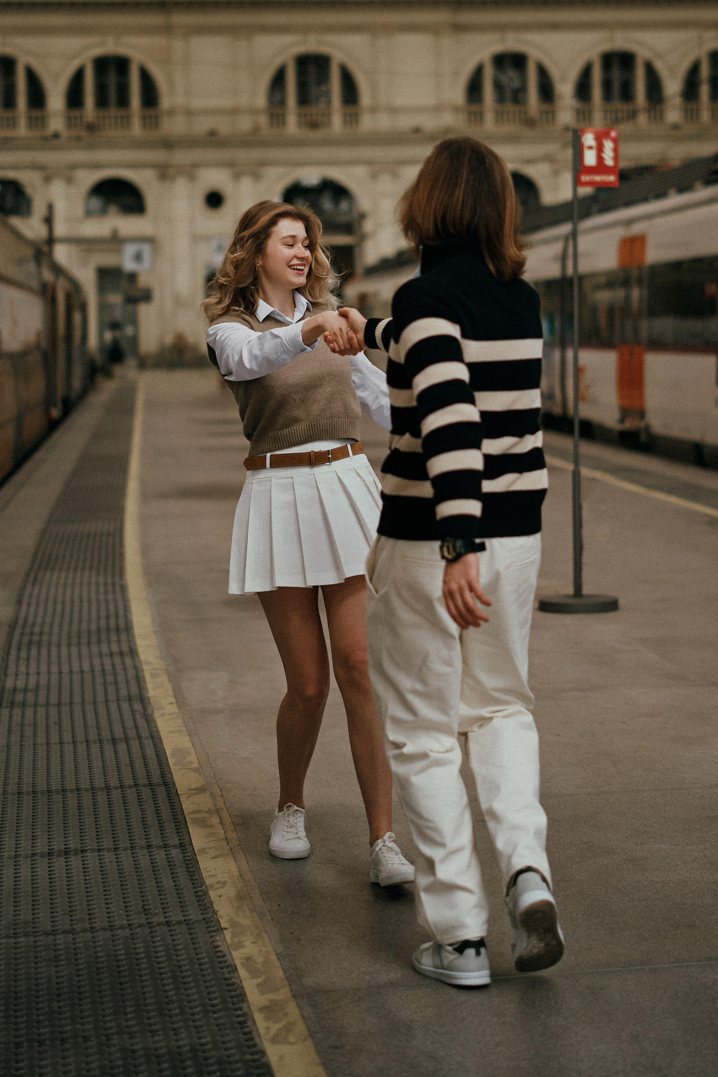 Тим и Кэт. Французский вокзал. Барселона. Фотограф в Барселоне Жанна Захарченко