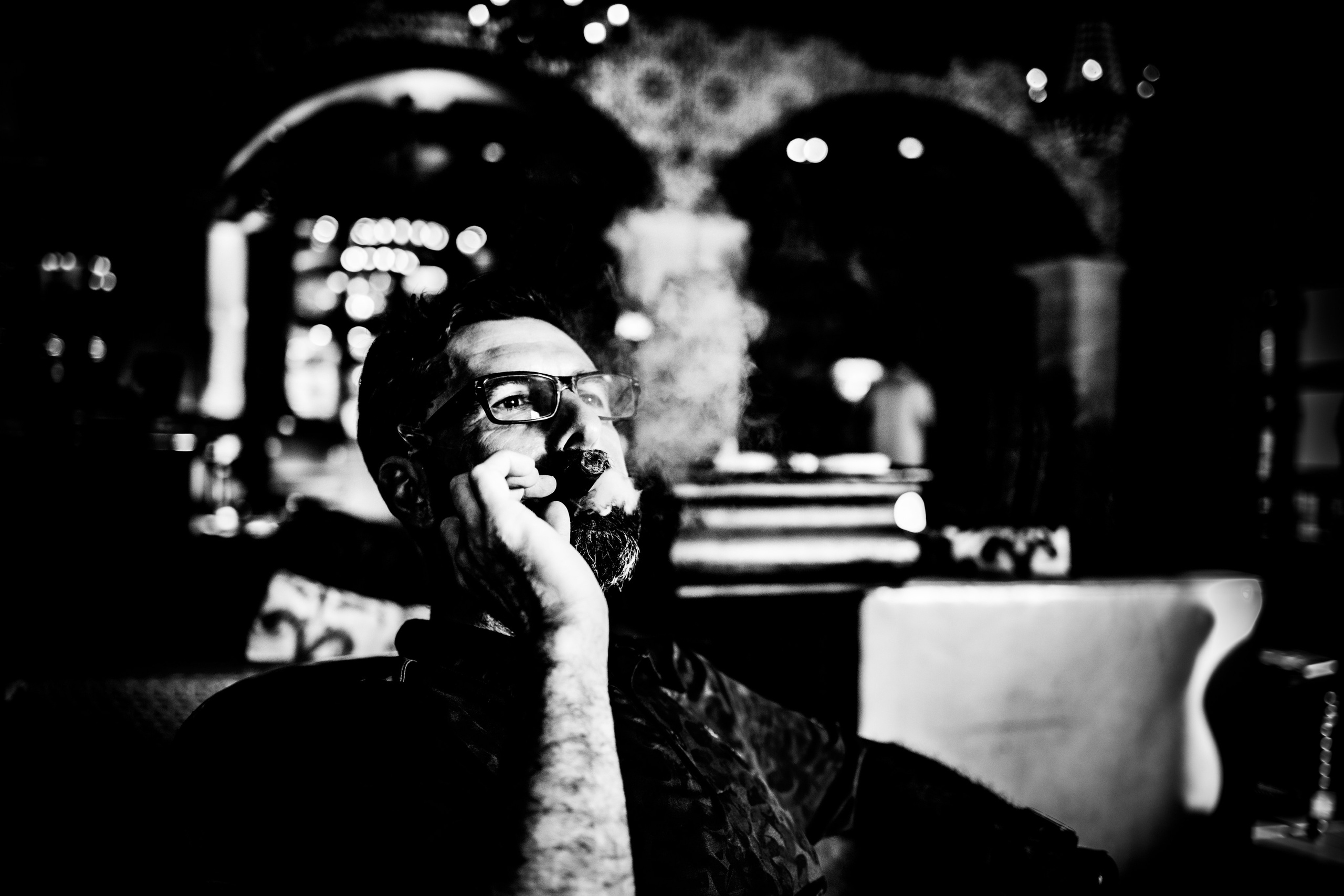 Burn Black and White Series. Out and About 239