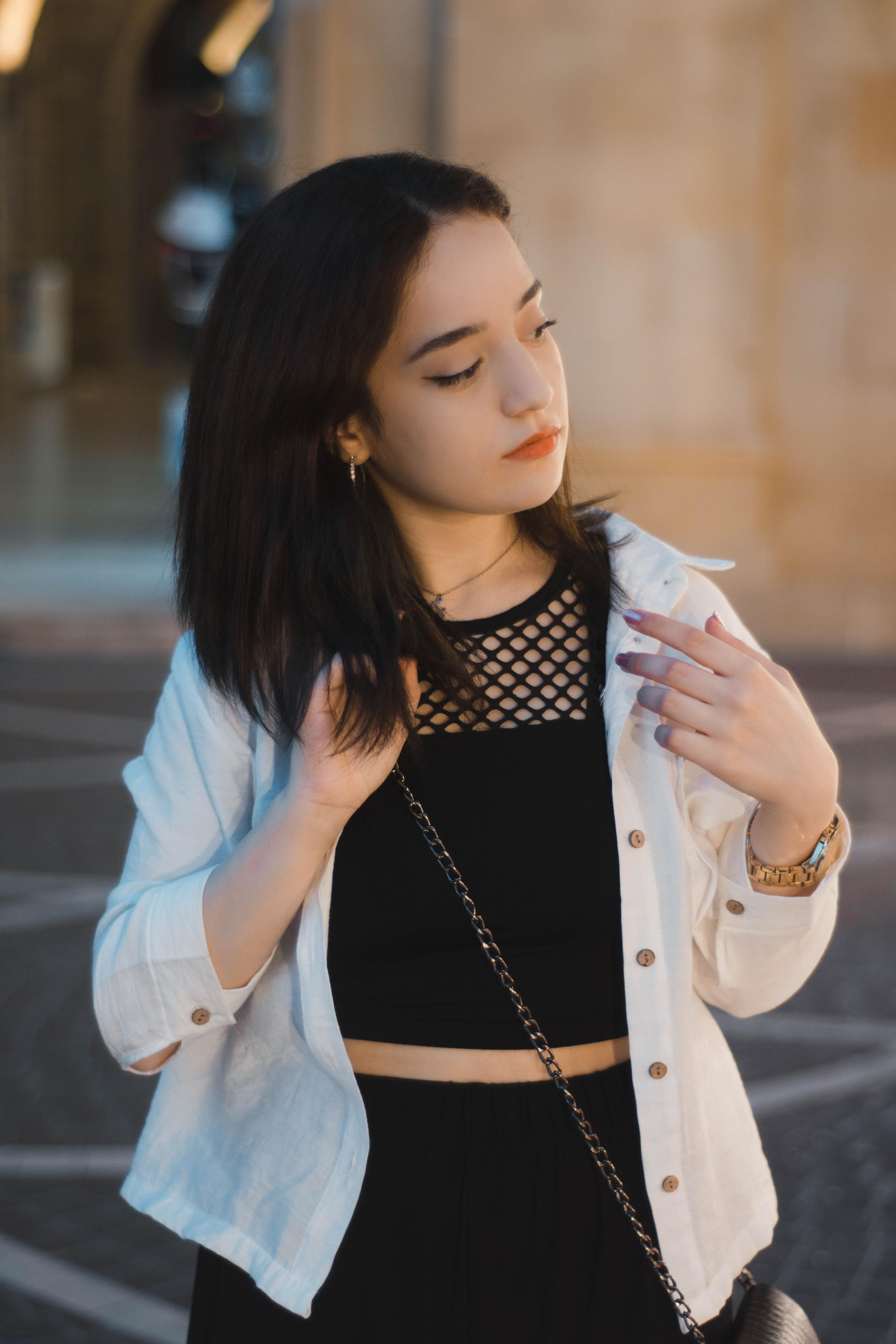 Lana axşam çəkilişi. Fotoqraf Vəli Məmmədov