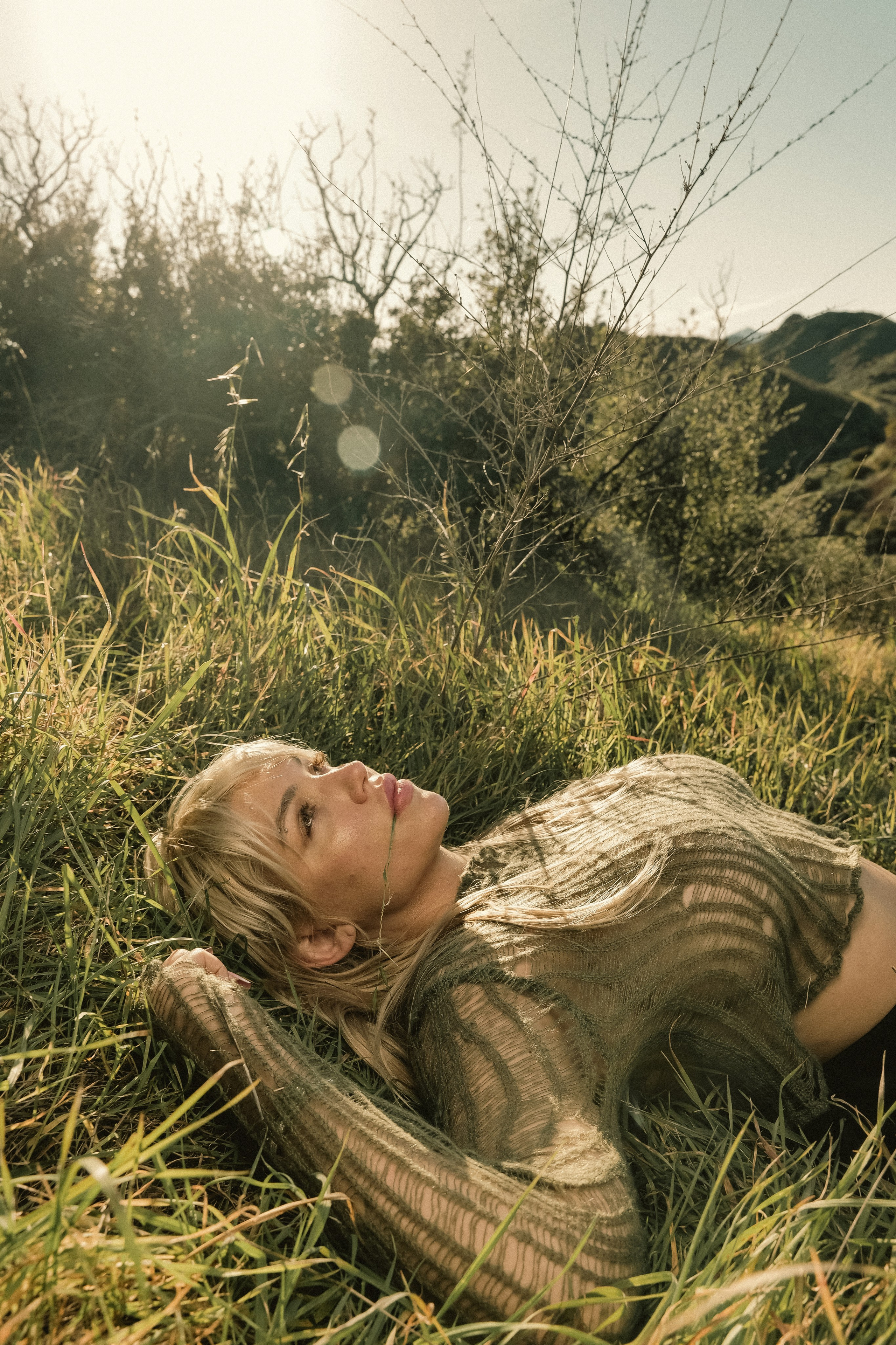 In the rays of the sun (CA). Photographer New York / Los Angeles