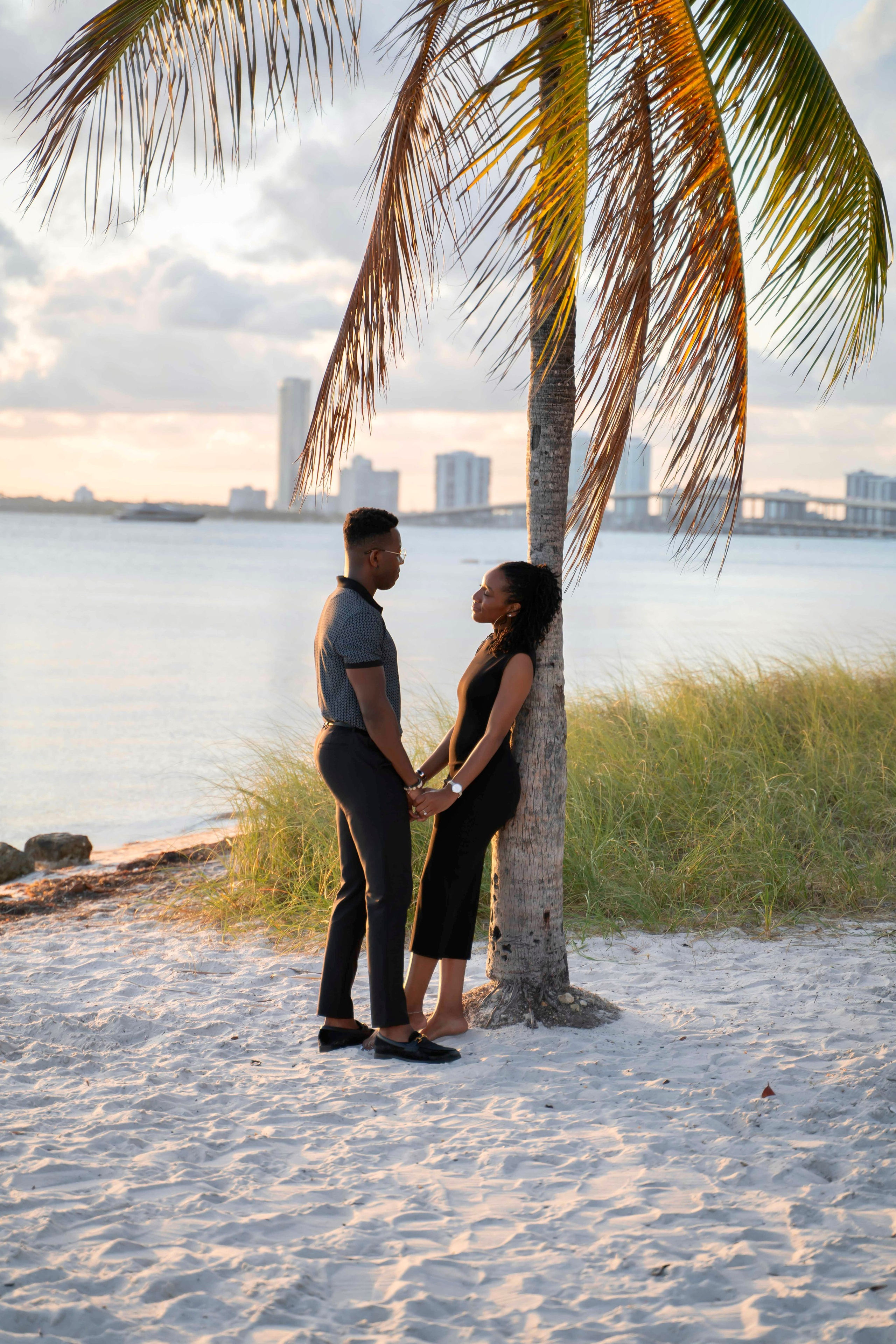 Eromon and Latisha | Key Biscayne Beach. Stefanovich Photography | Miami, FL