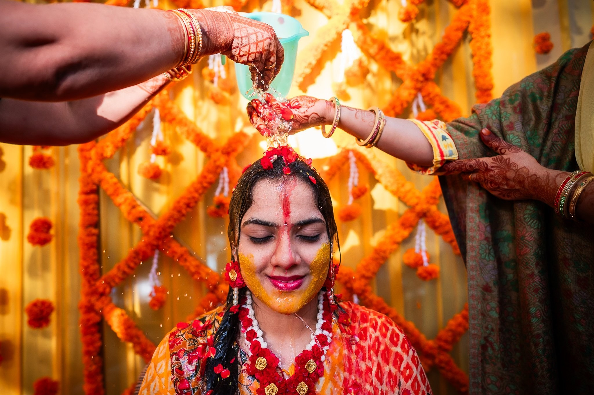 Telugu + Punjabi Fusion Wedding at Le Roma Gardenia resort, Bangalore, India