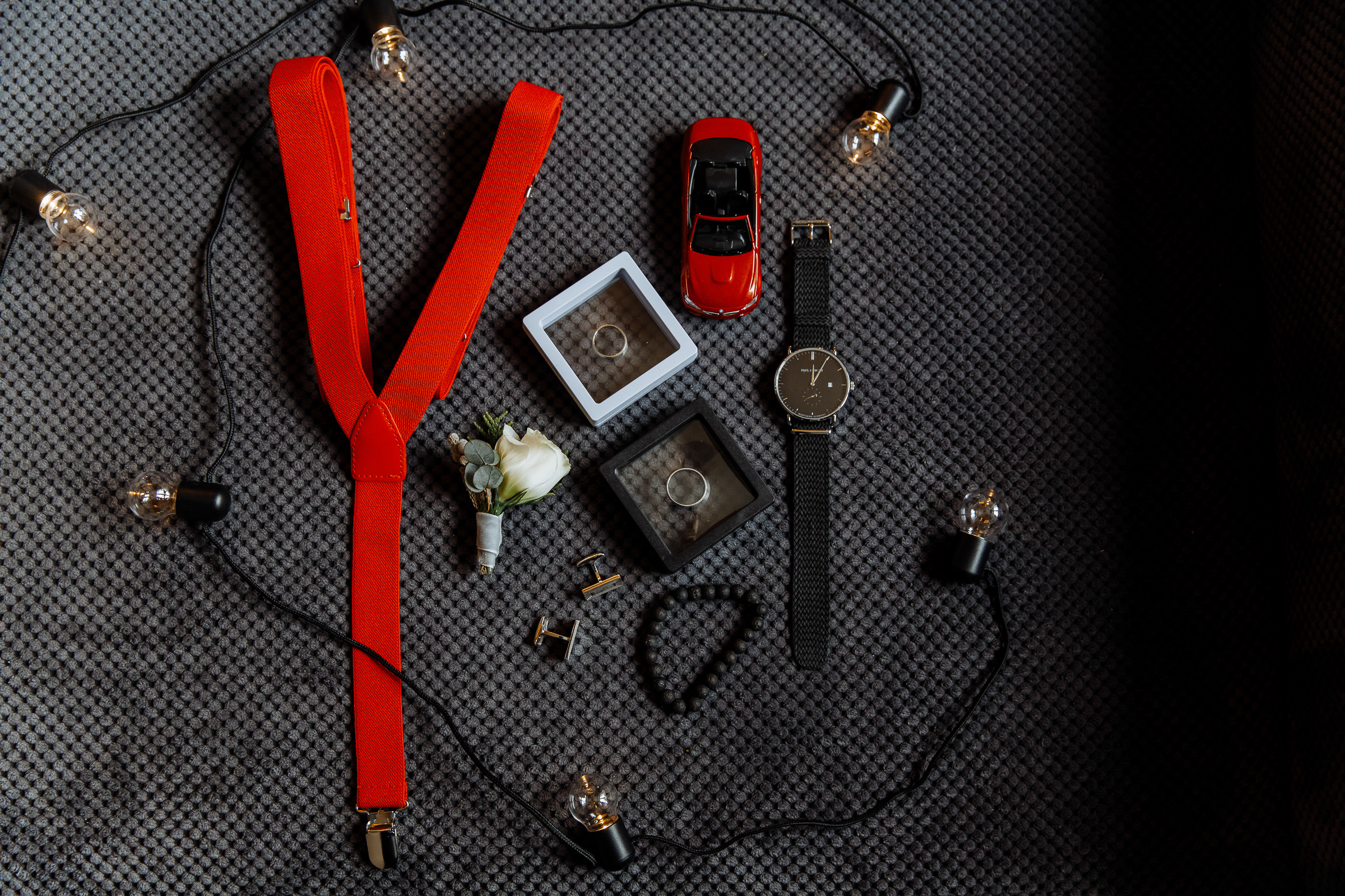 Groom's details, by Tanya Bogdan, Bude, Cornwall wedding photographer.  