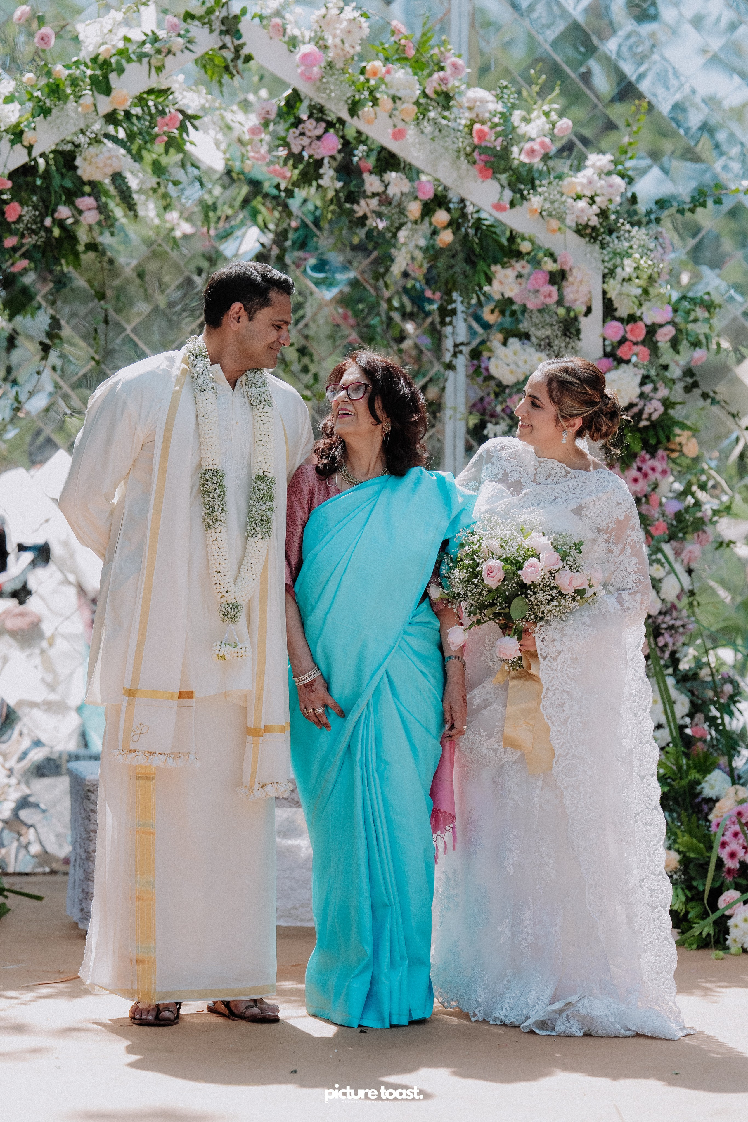 Blessing of Rajiv & Aashna. Fine art Wedding Photographers in India & Canada