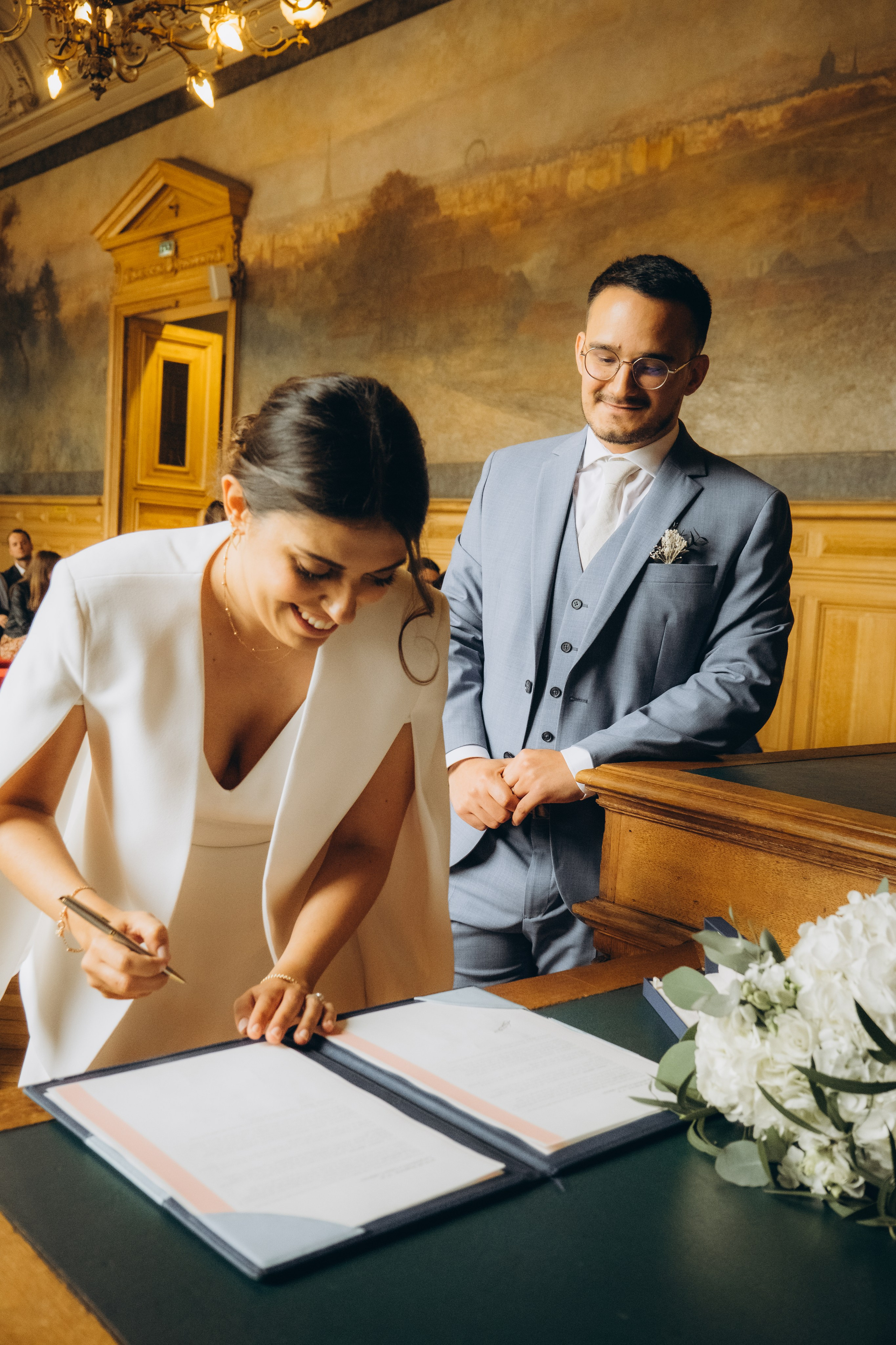 Liliana & Loic Wedding Day. Photographer in Paris Marina Chaput