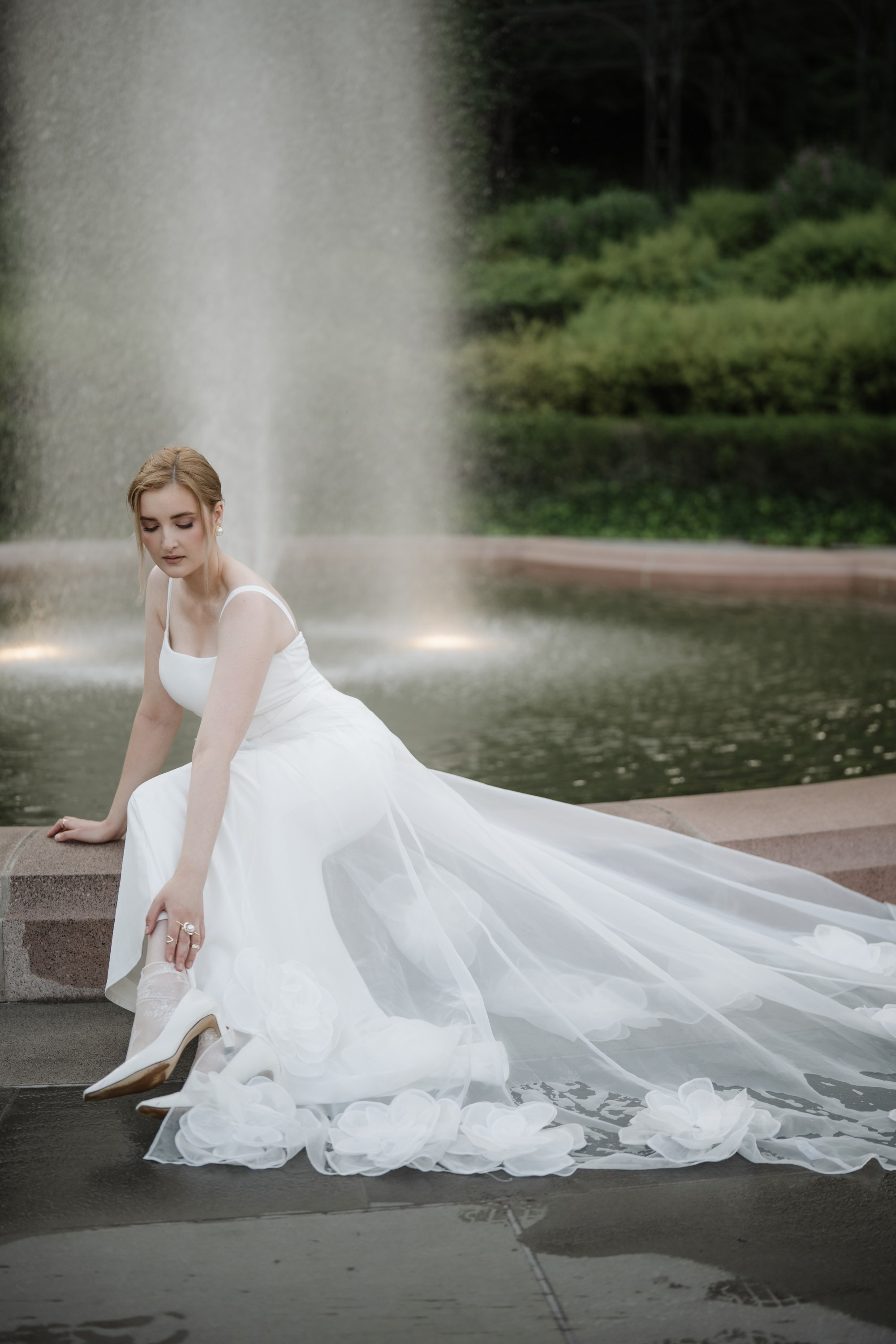 Natalie as a Runaway bride. Portrait and wedding photographer in New York