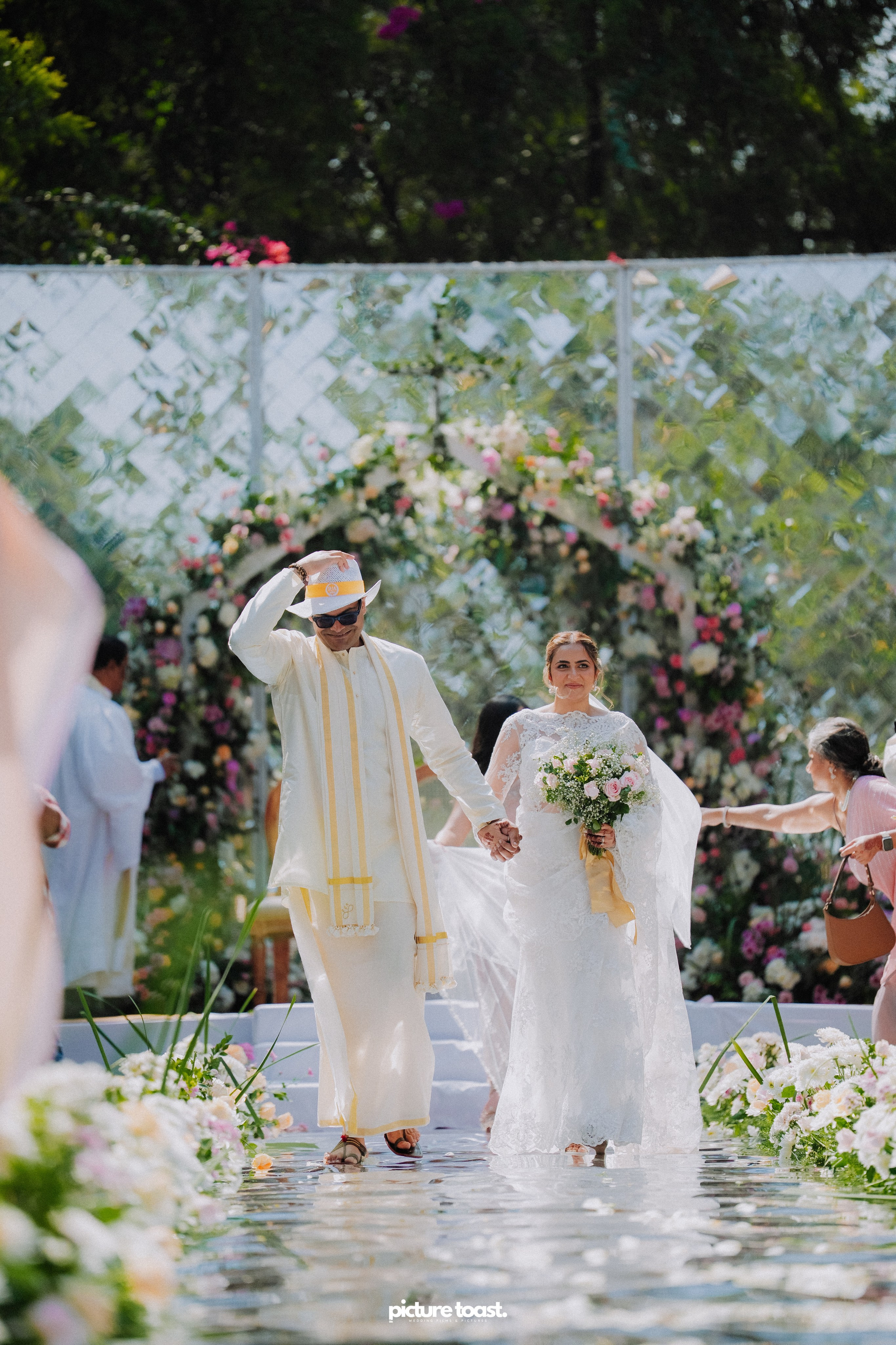 Blessing of Rajiv & Aashna. Fine art Wedding Photographers in India & Canada