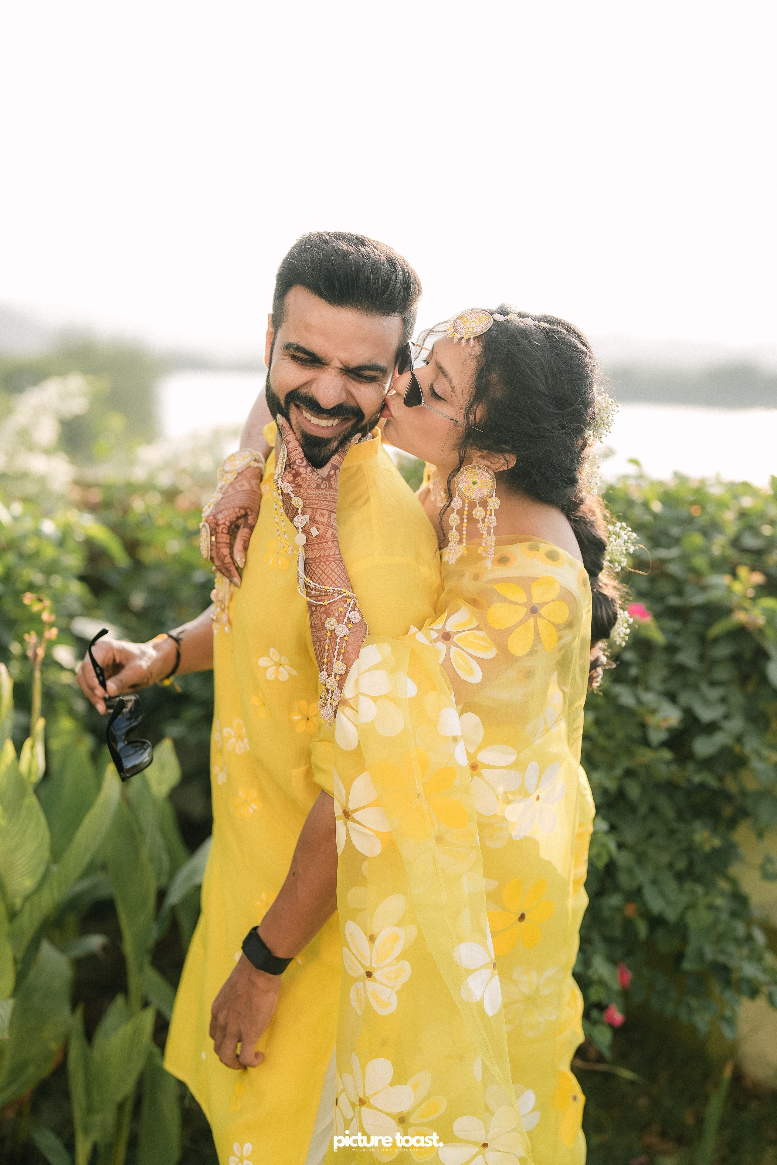 Haldi Hues Ft. Baebie & Goyal. Fine art Wedding Photographers in India & Canada