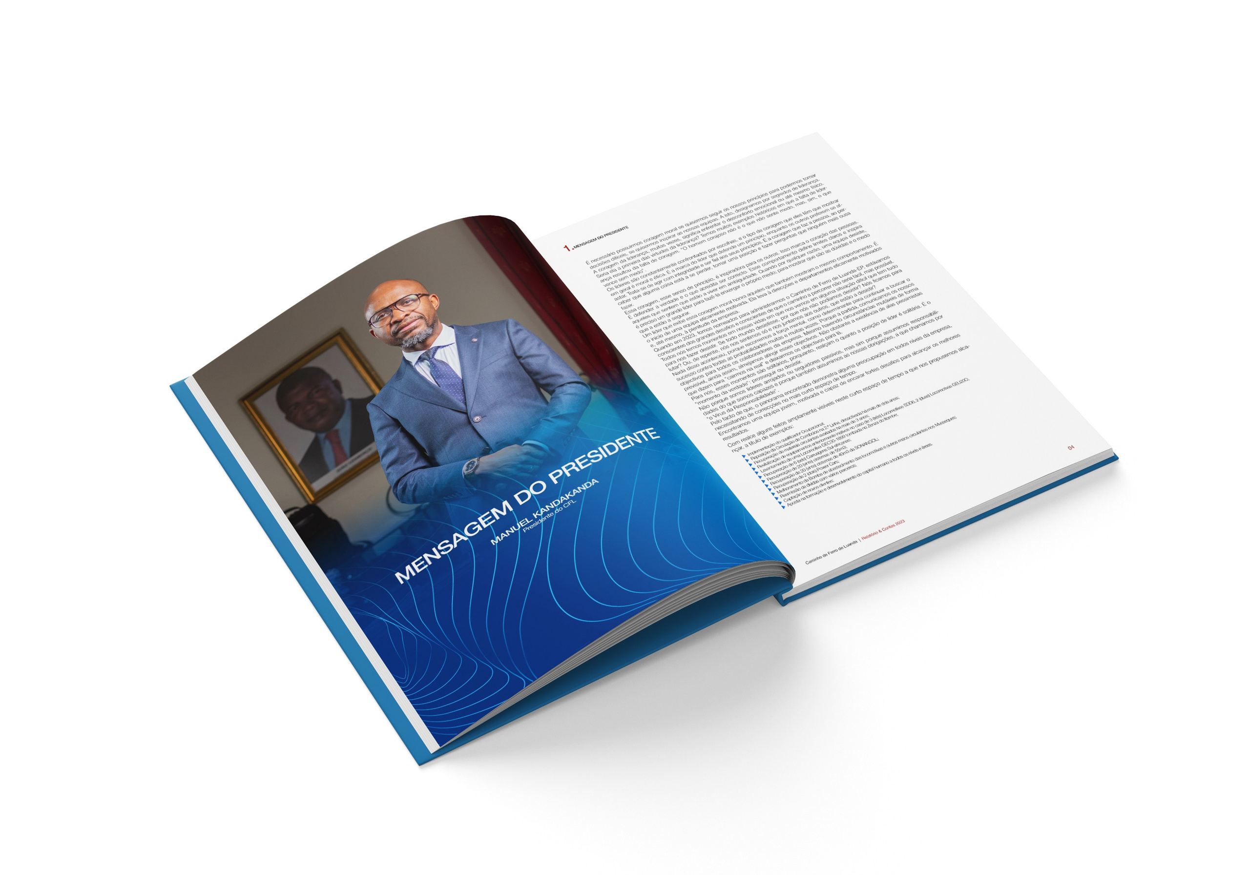 Relatório & Contas CFL 2023 — Concepção Visual