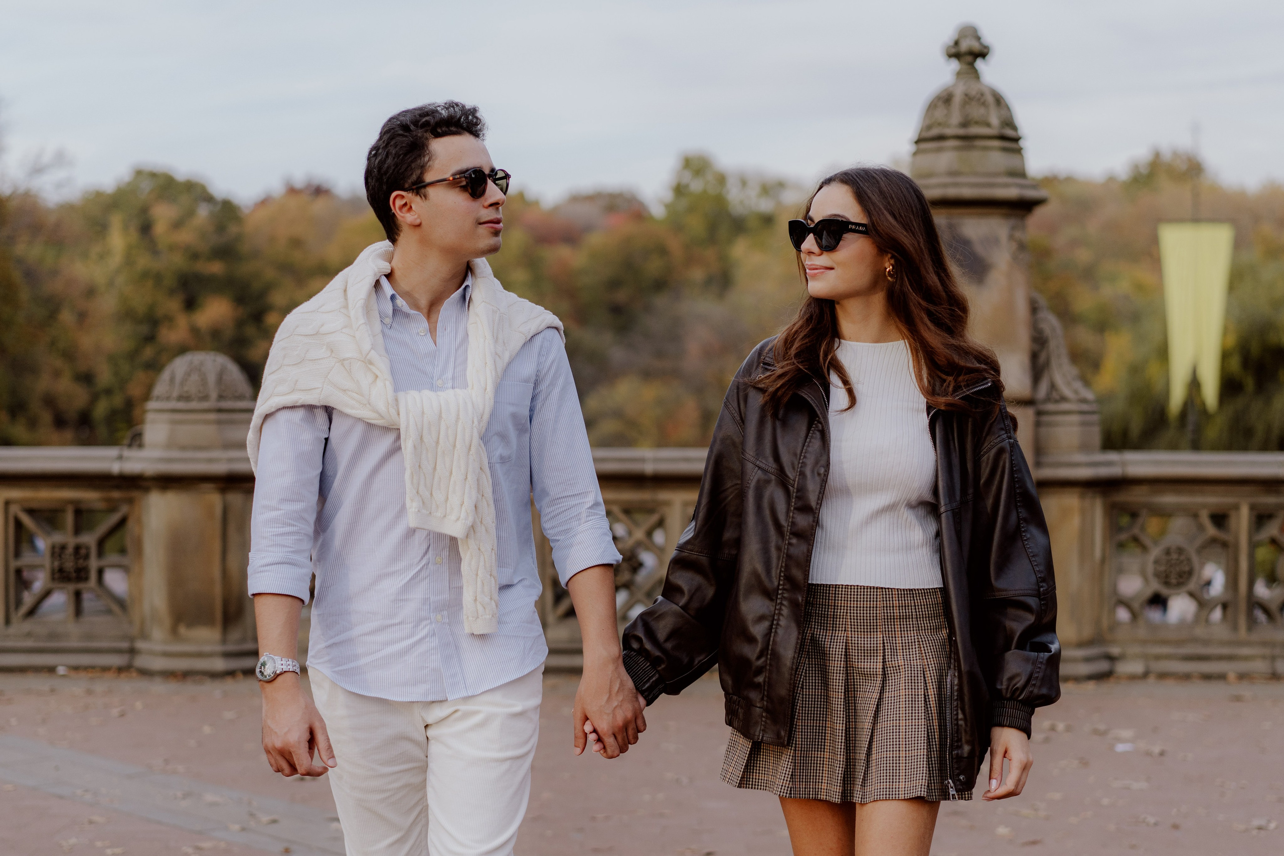 Proposal in Central Park. Videographer and photographer in New York // MAKAROV.VIDEO