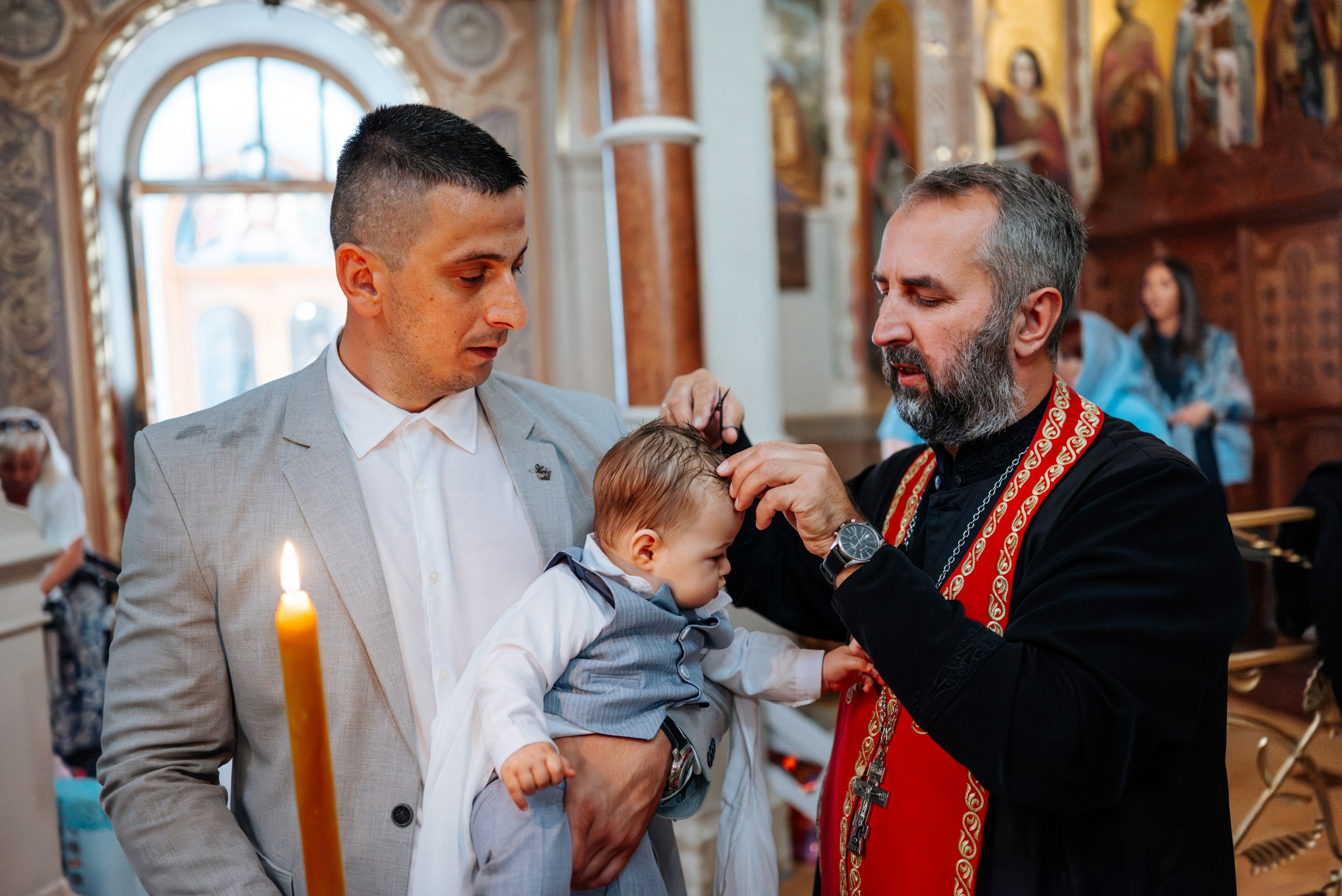 Vukašin - krštenje. Dečiji i porodični fotograf