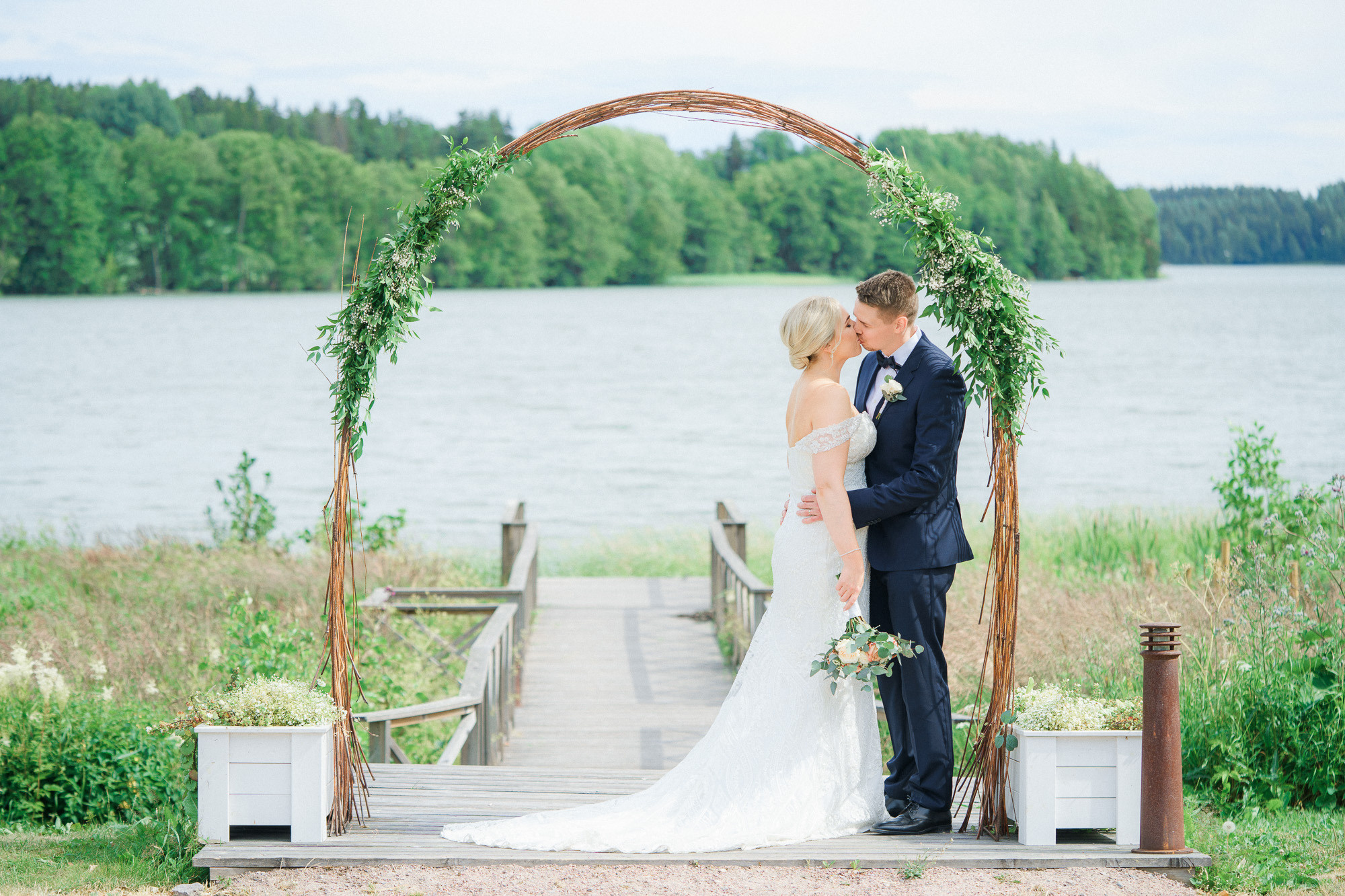 Brollopsfotografering Wohl Gård.