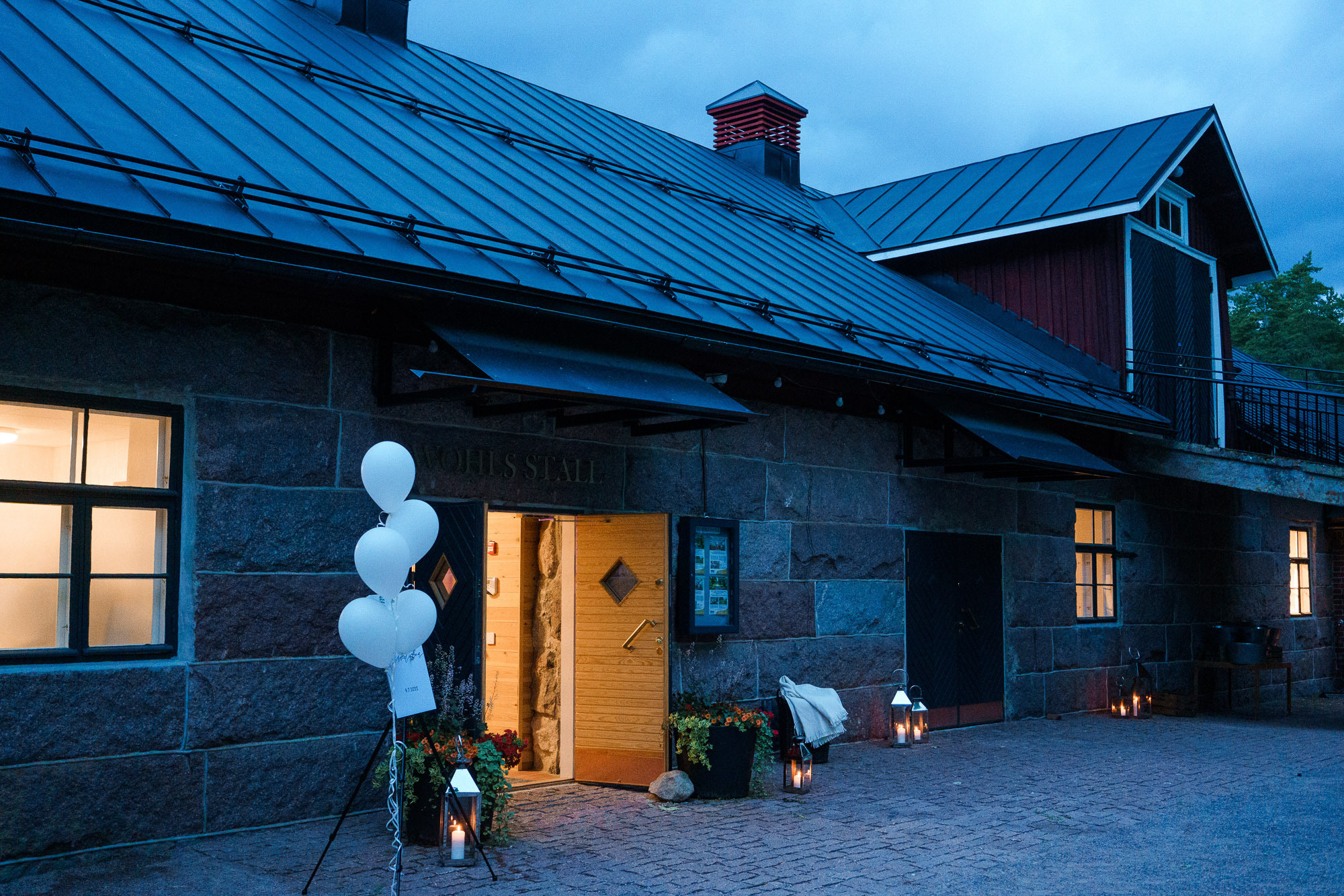 Sini ja Otto, hääkuvaus Wohl Gård, Kirkkonummi