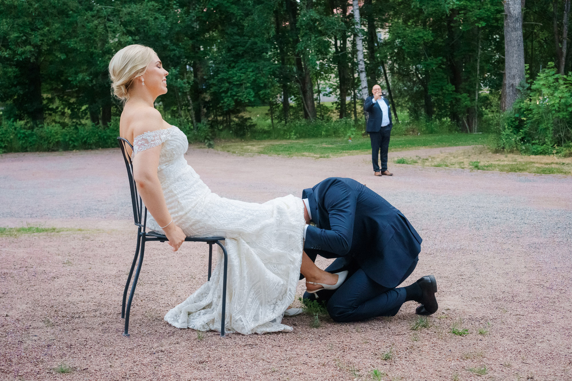 Sini ja Otto, hääkuvaus Wohl Gård, Kirkkonummi